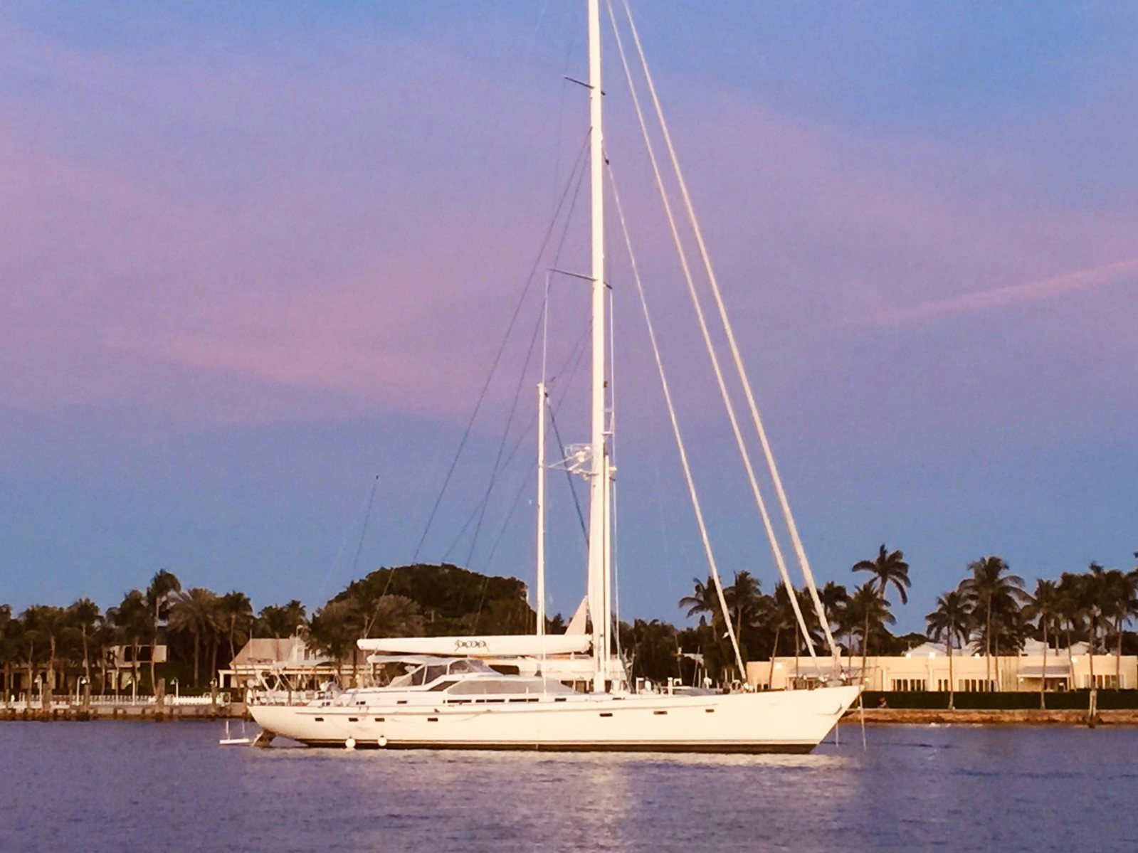 a sailboat on the water aboard SORCERER II Yacht for Sale