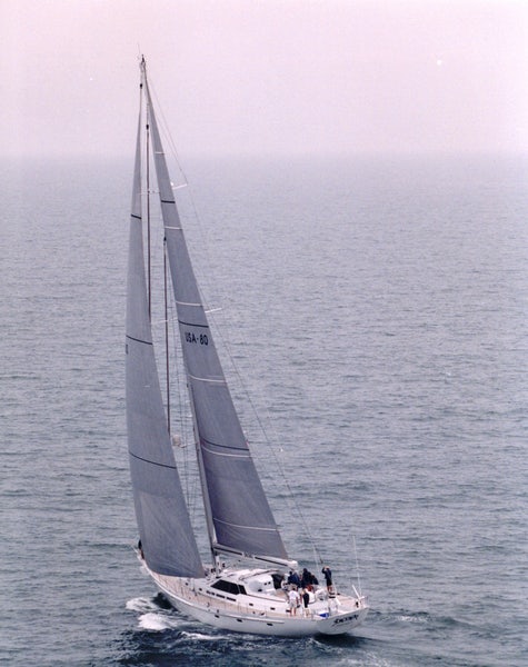 a sailboat on the water aboard SORCERER II Yacht for Sale