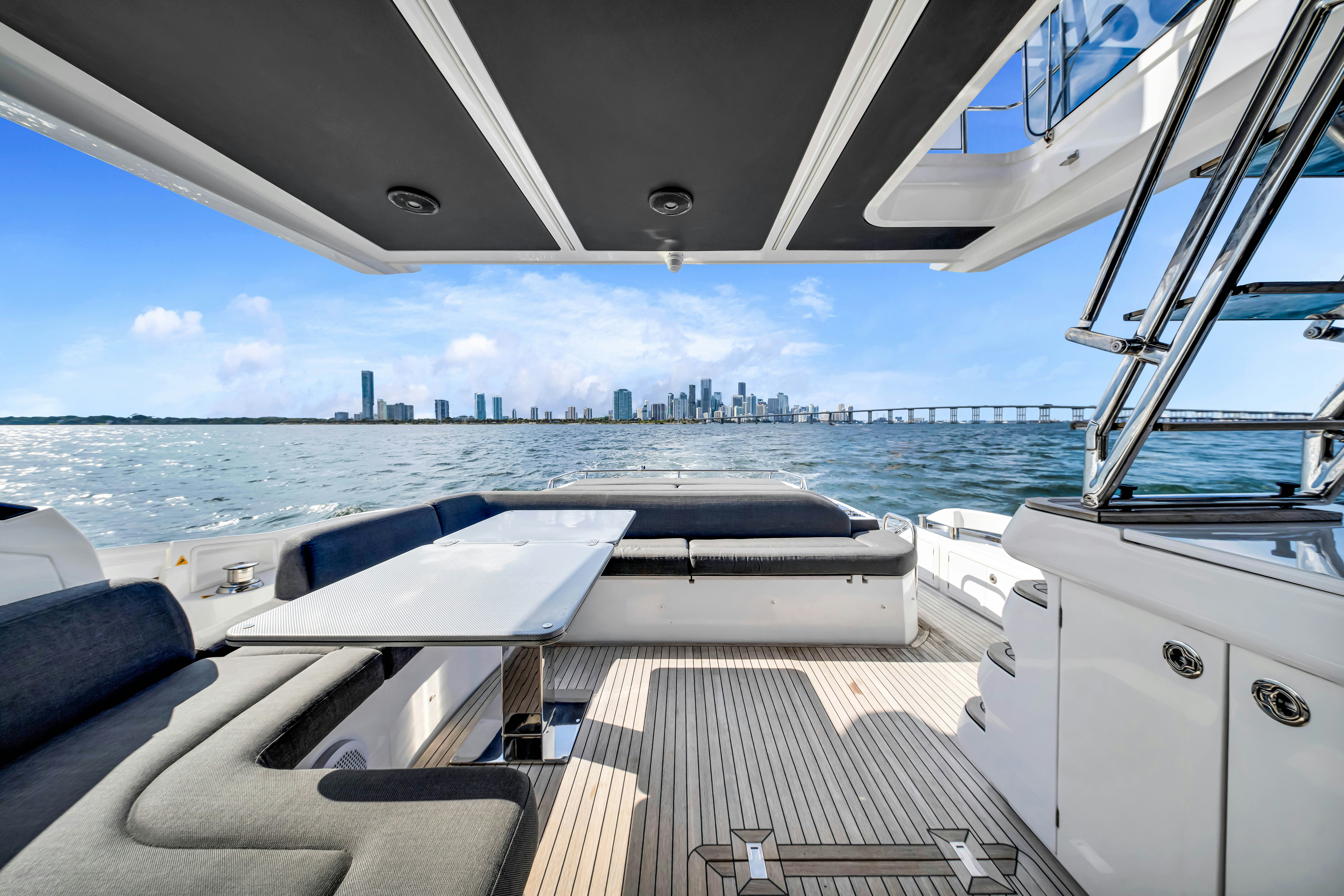a boat on the water aboard AMF Yacht for Sale