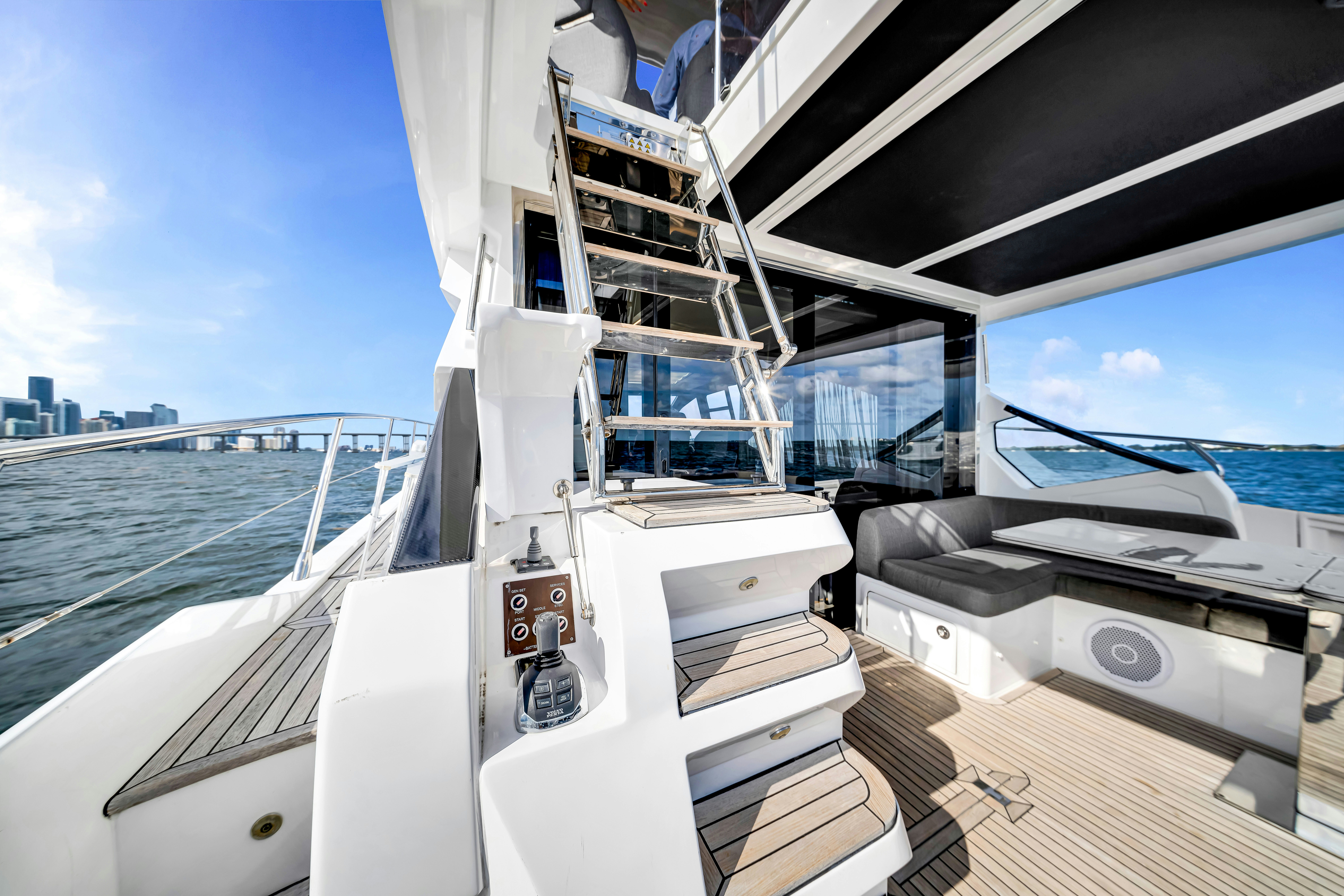 a boat on the water aboard AMF Yacht for Sale