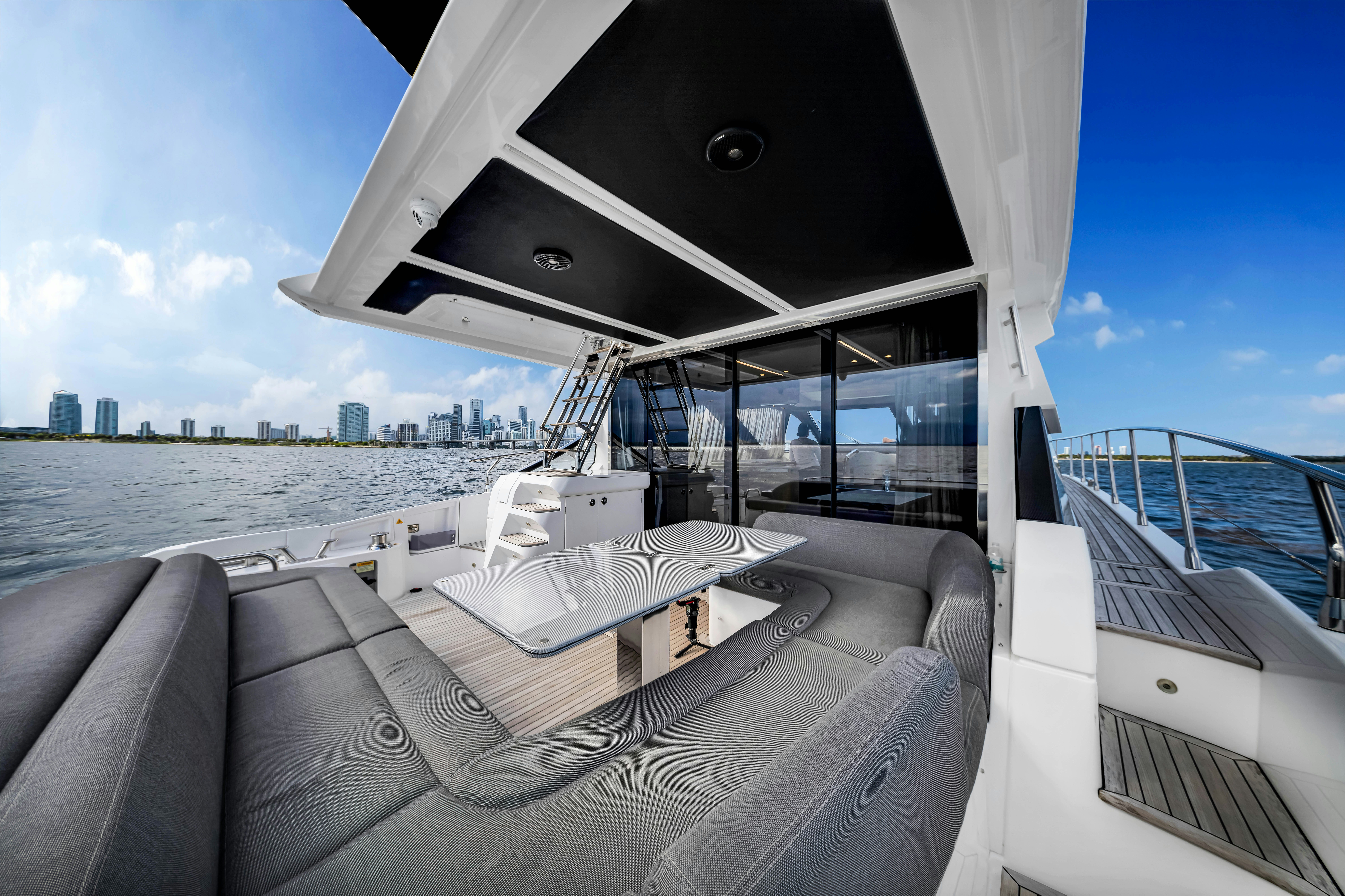 a boat on the water aboard AMF Yacht for Sale