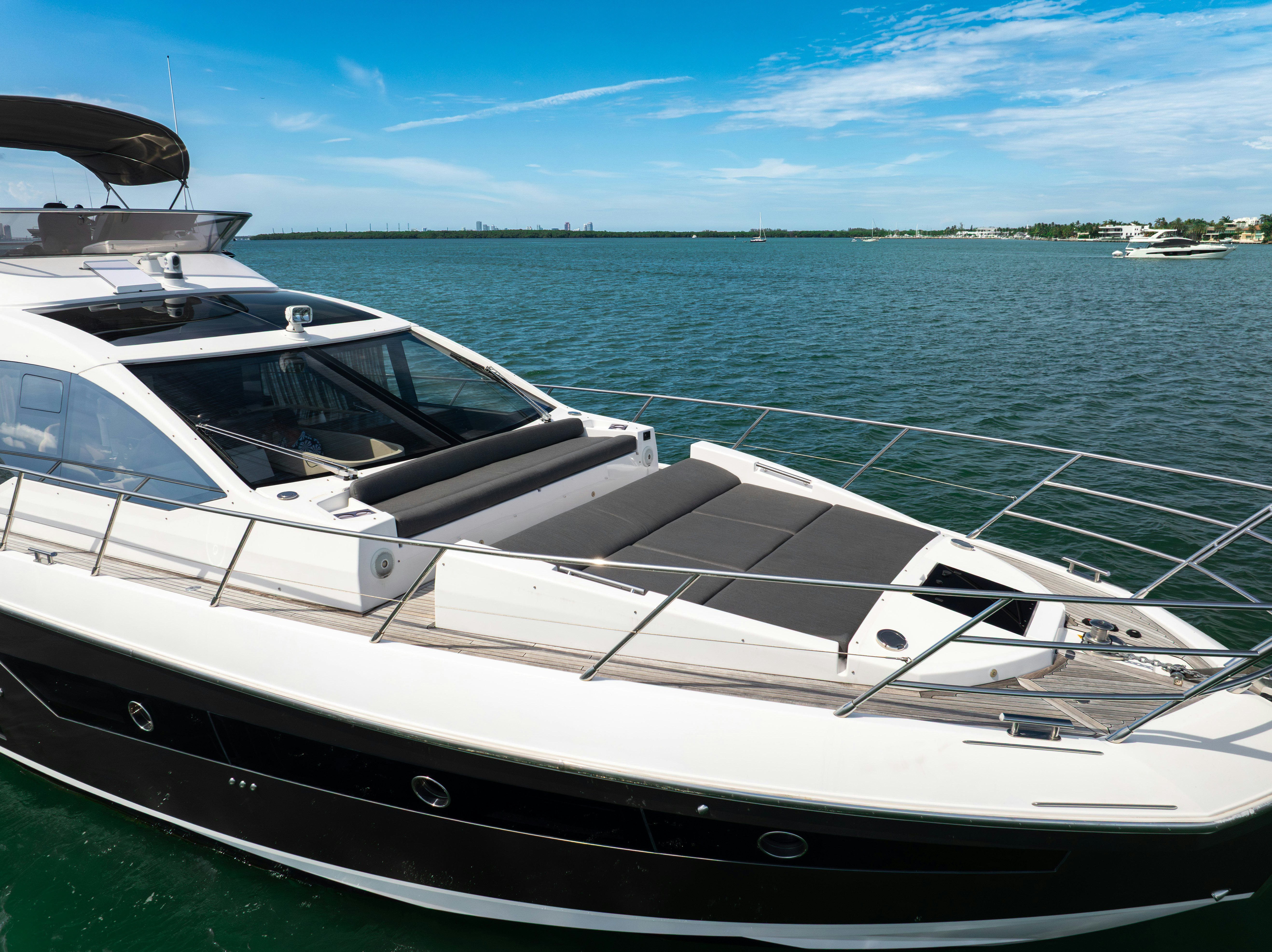a boat on the water aboard AMF Yacht for Sale
