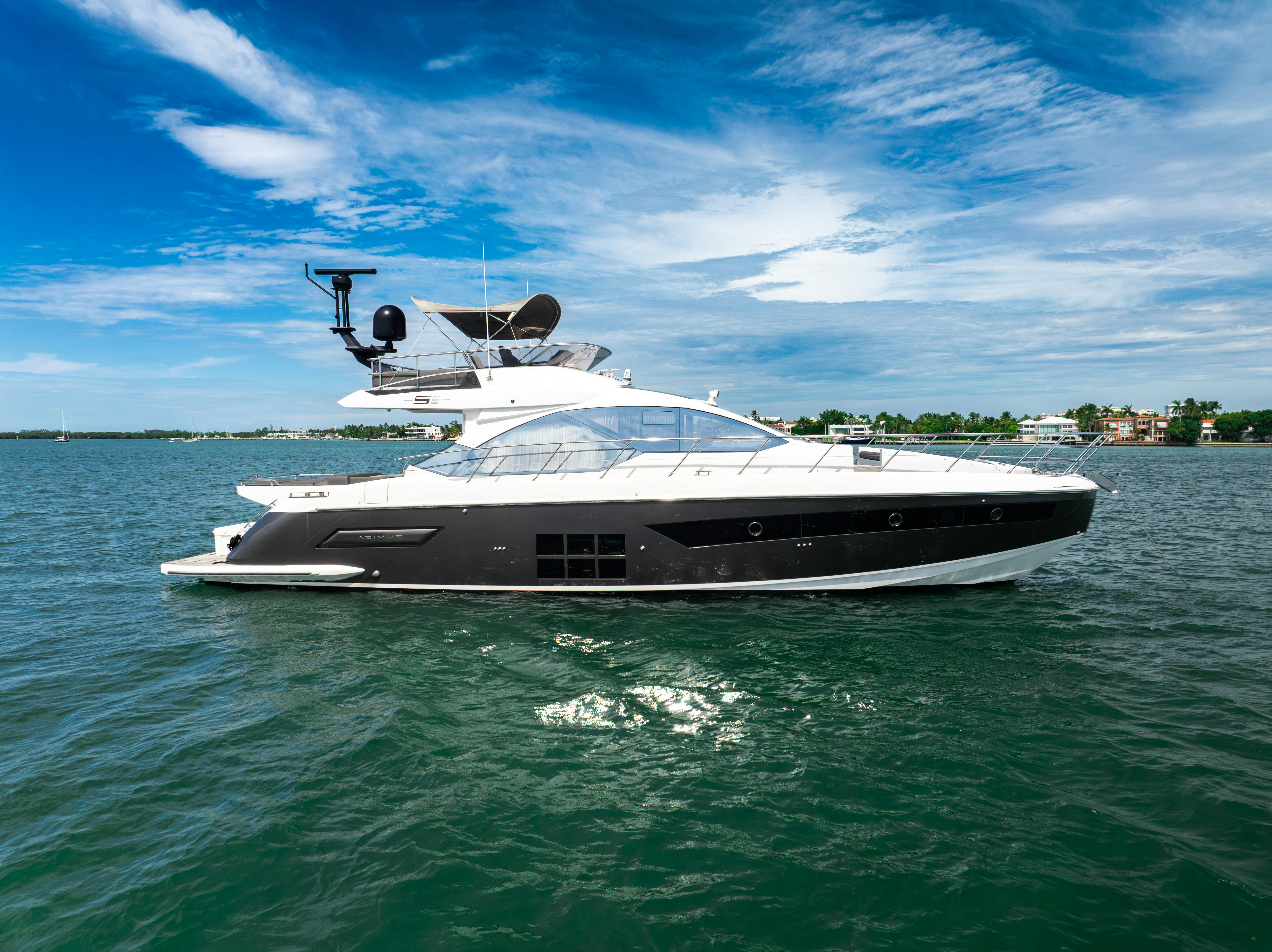 a boat in the water aboard AMF Yacht for Sale