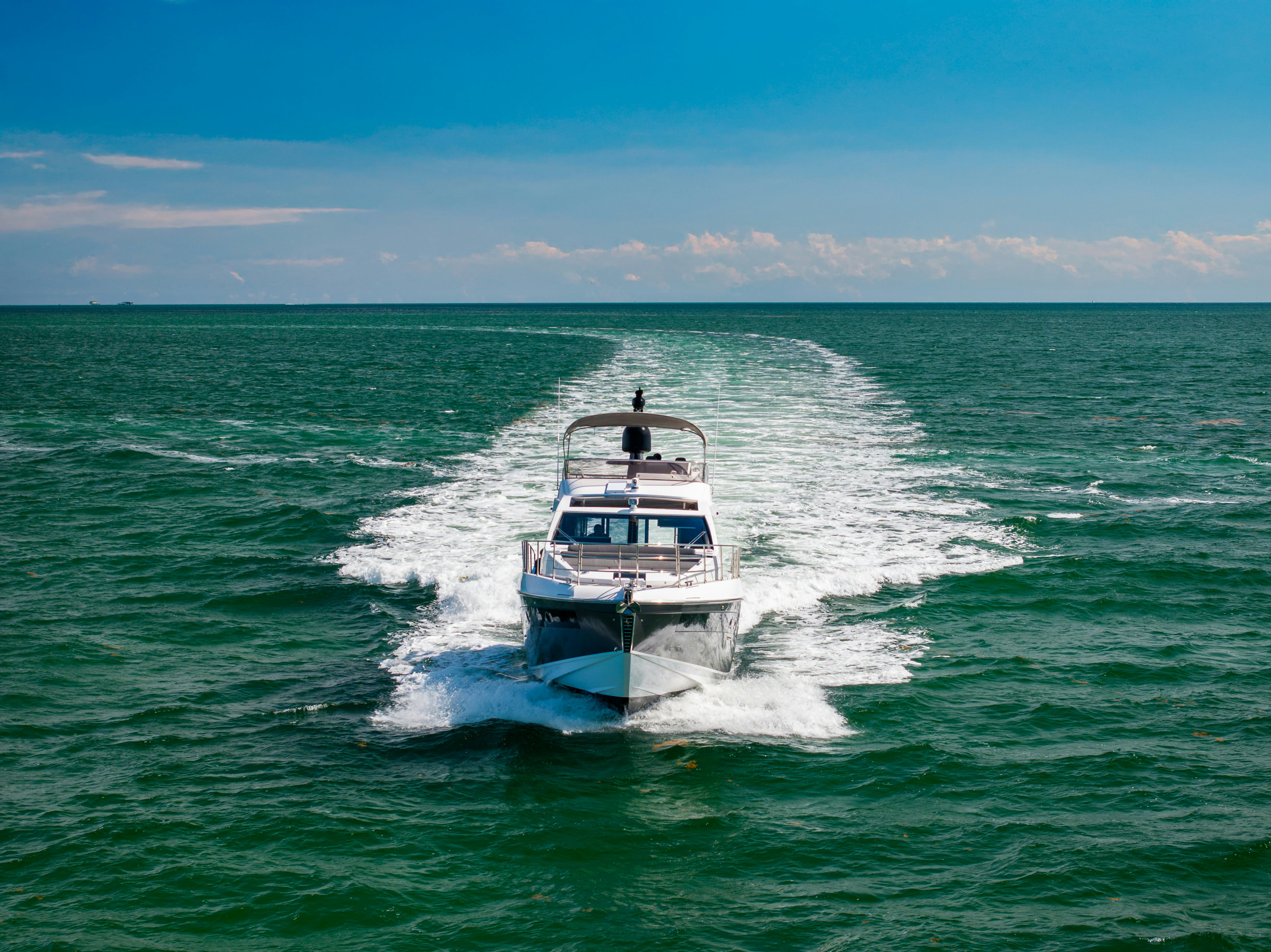 a boat on the water aboard AMF Yacht for Sale