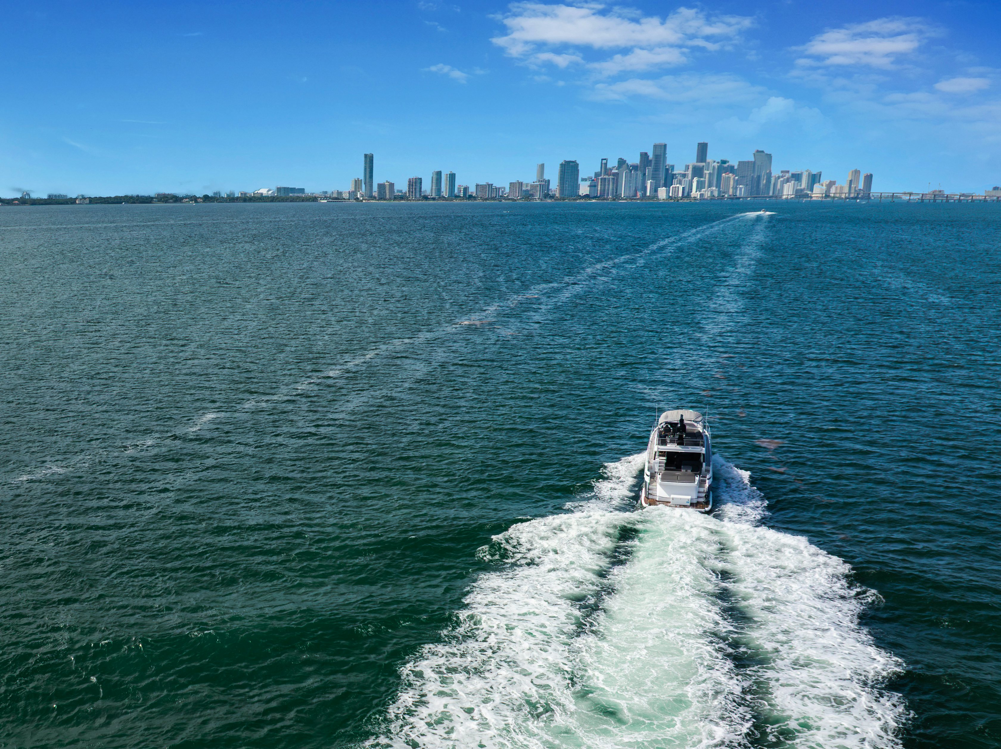 a boat on the water aboard AMF Yacht for Sale