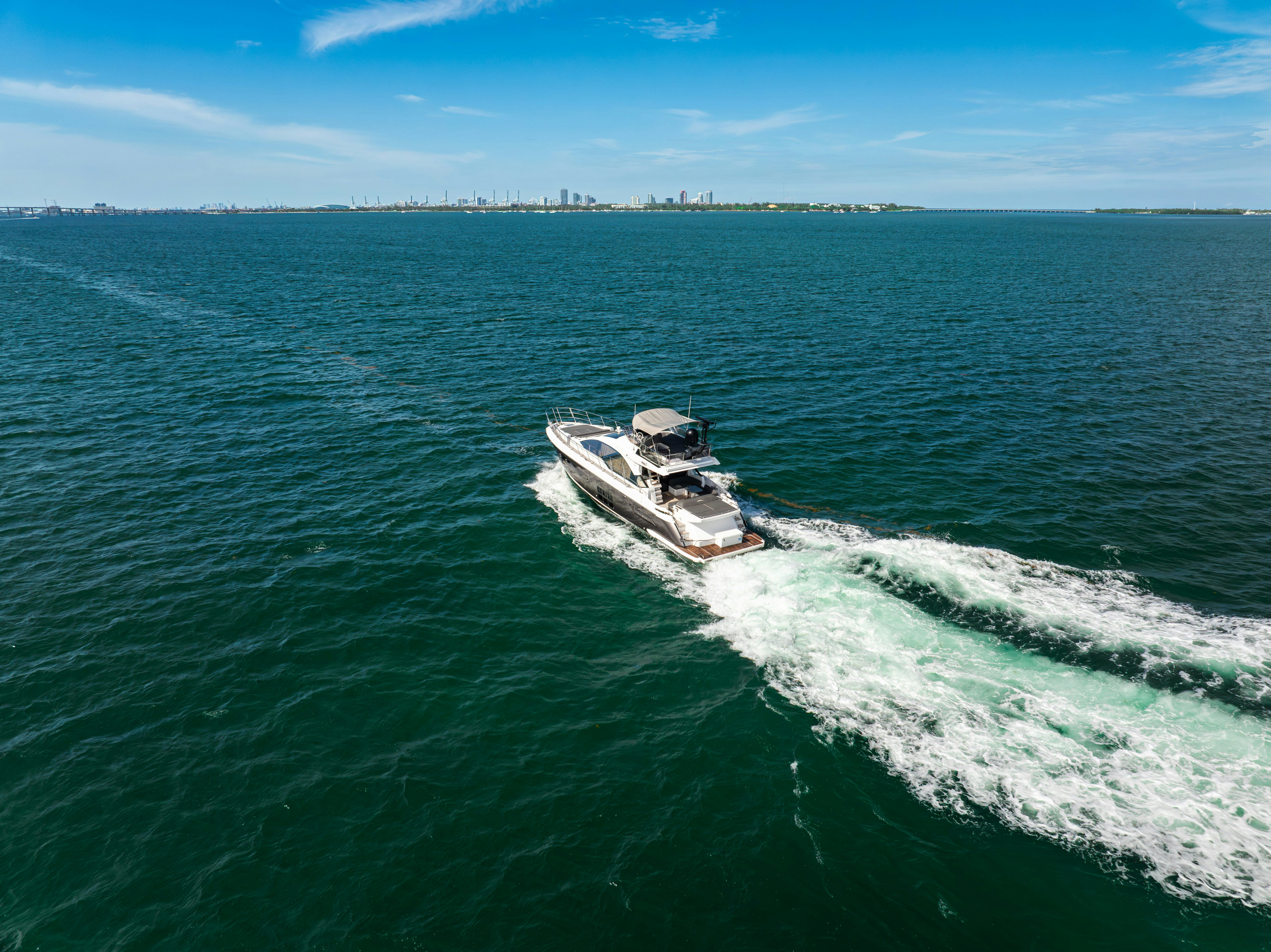 a boat on the water aboard AMF Yacht for Sale