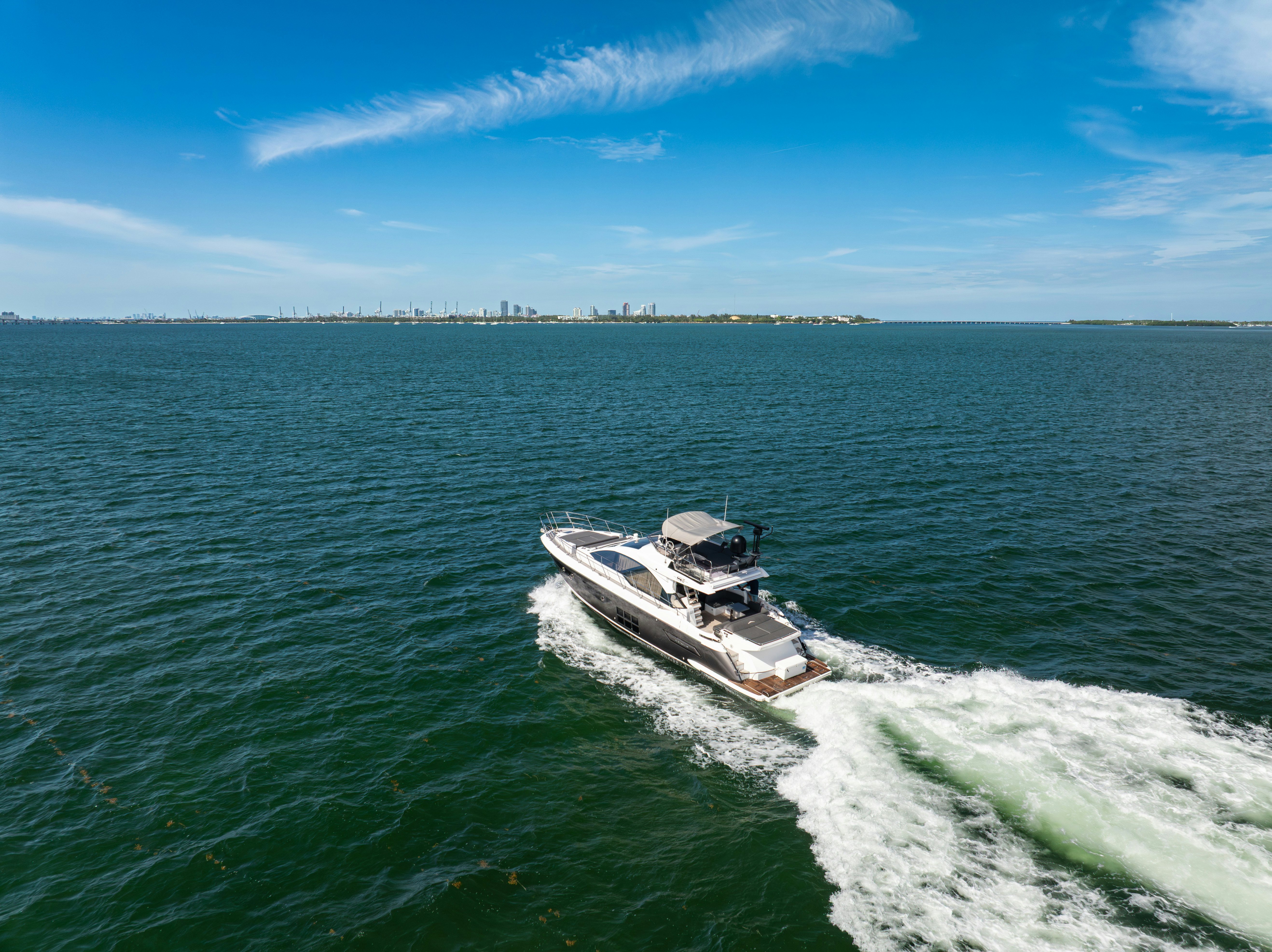 a boat on the water aboard AMF Yacht for Sale