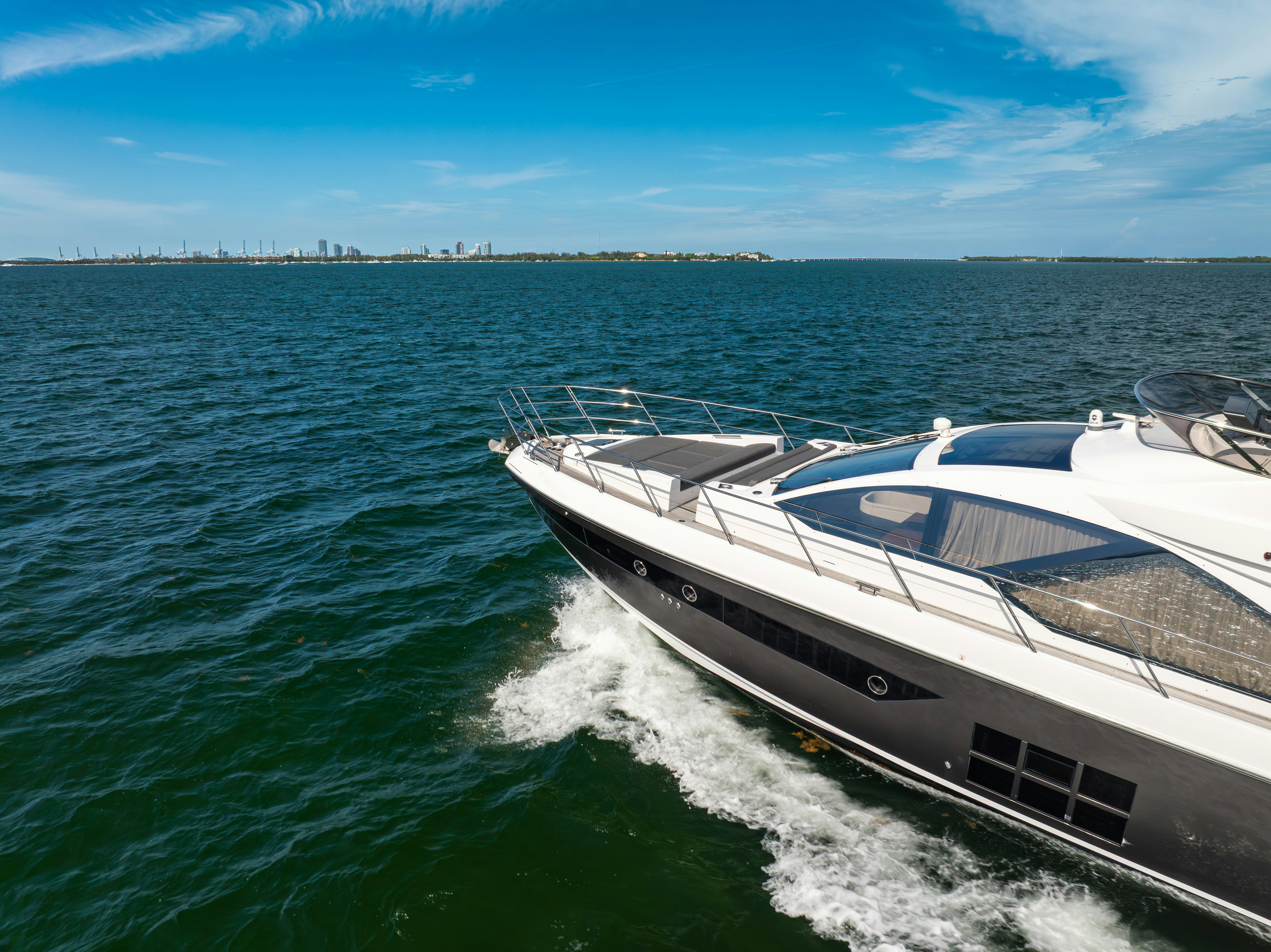 a boat on the water aboard AMF Yacht for Sale