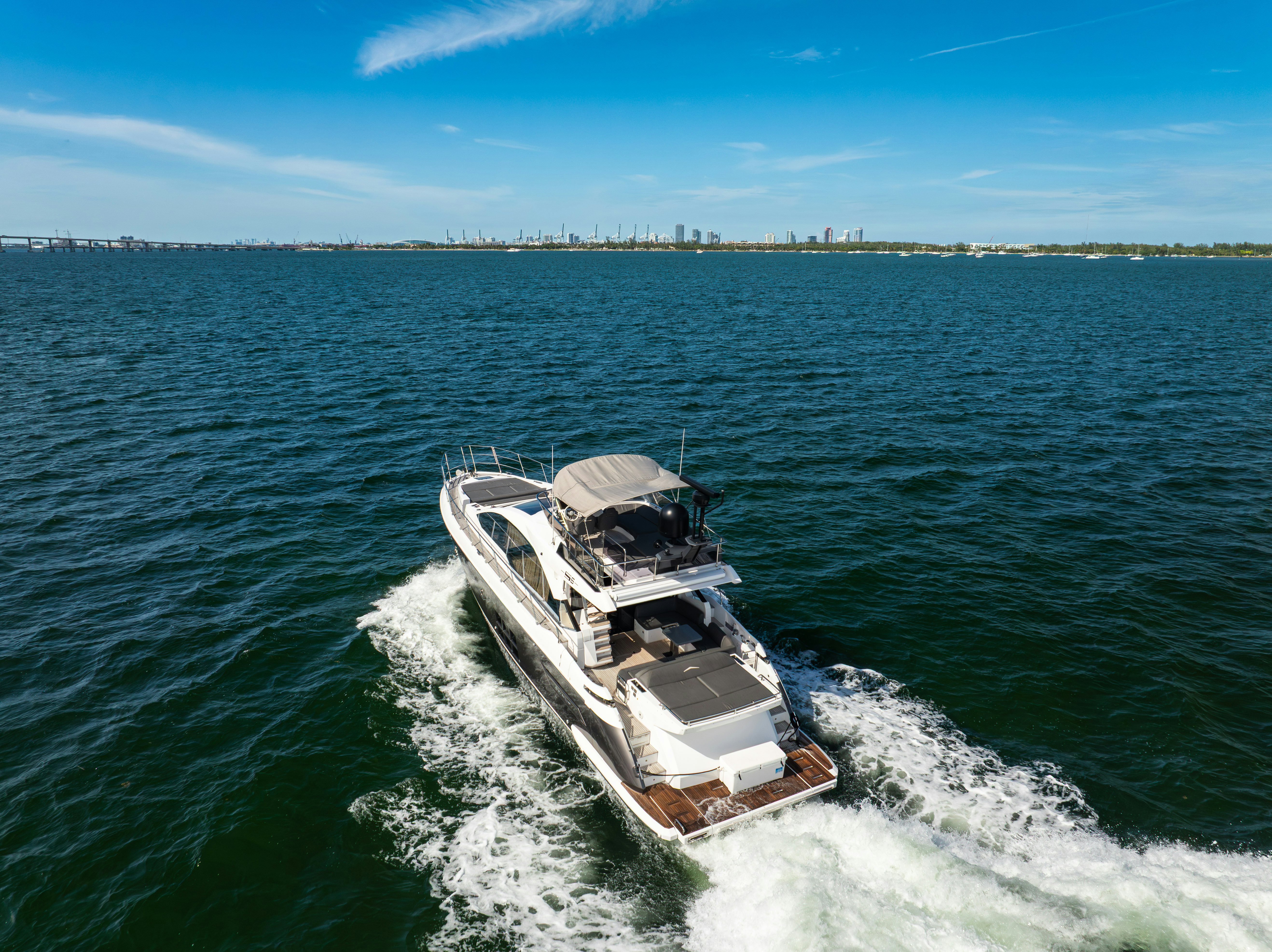 a boat on the water aboard AMF Yacht for Sale