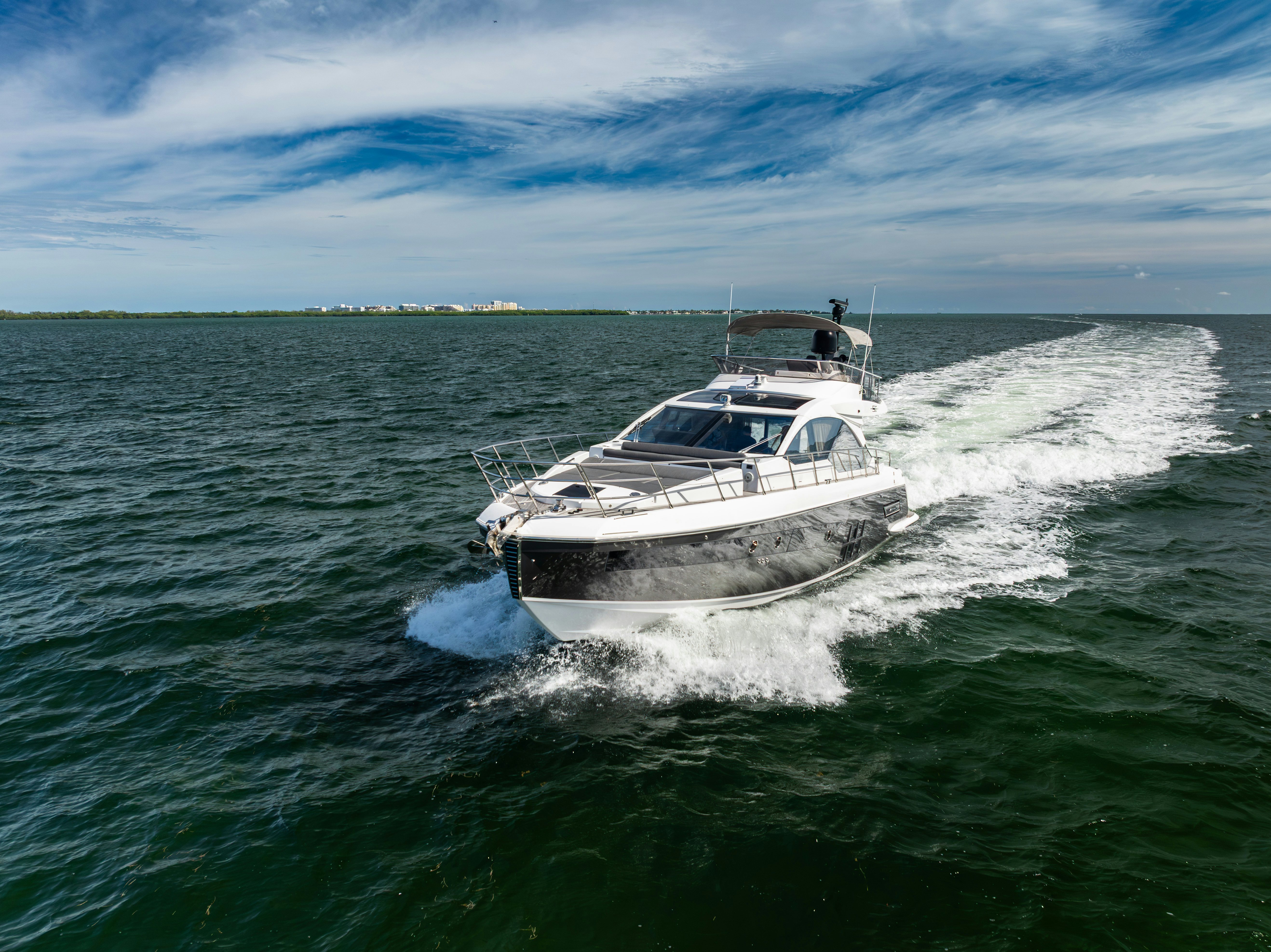 a boat on the water aboard AMF Yacht for Sale