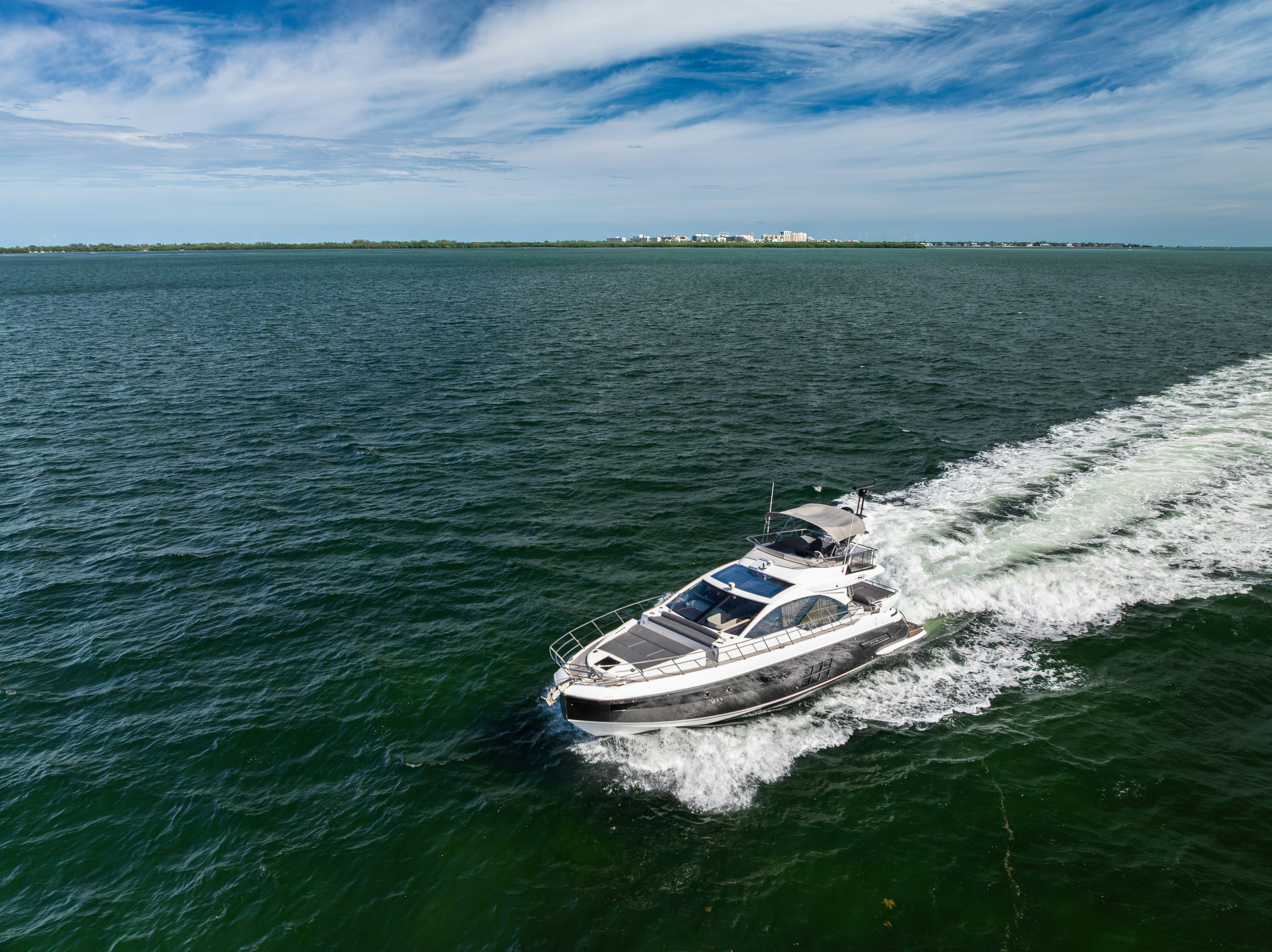 a boat on the water aboard AMF Yacht for Sale