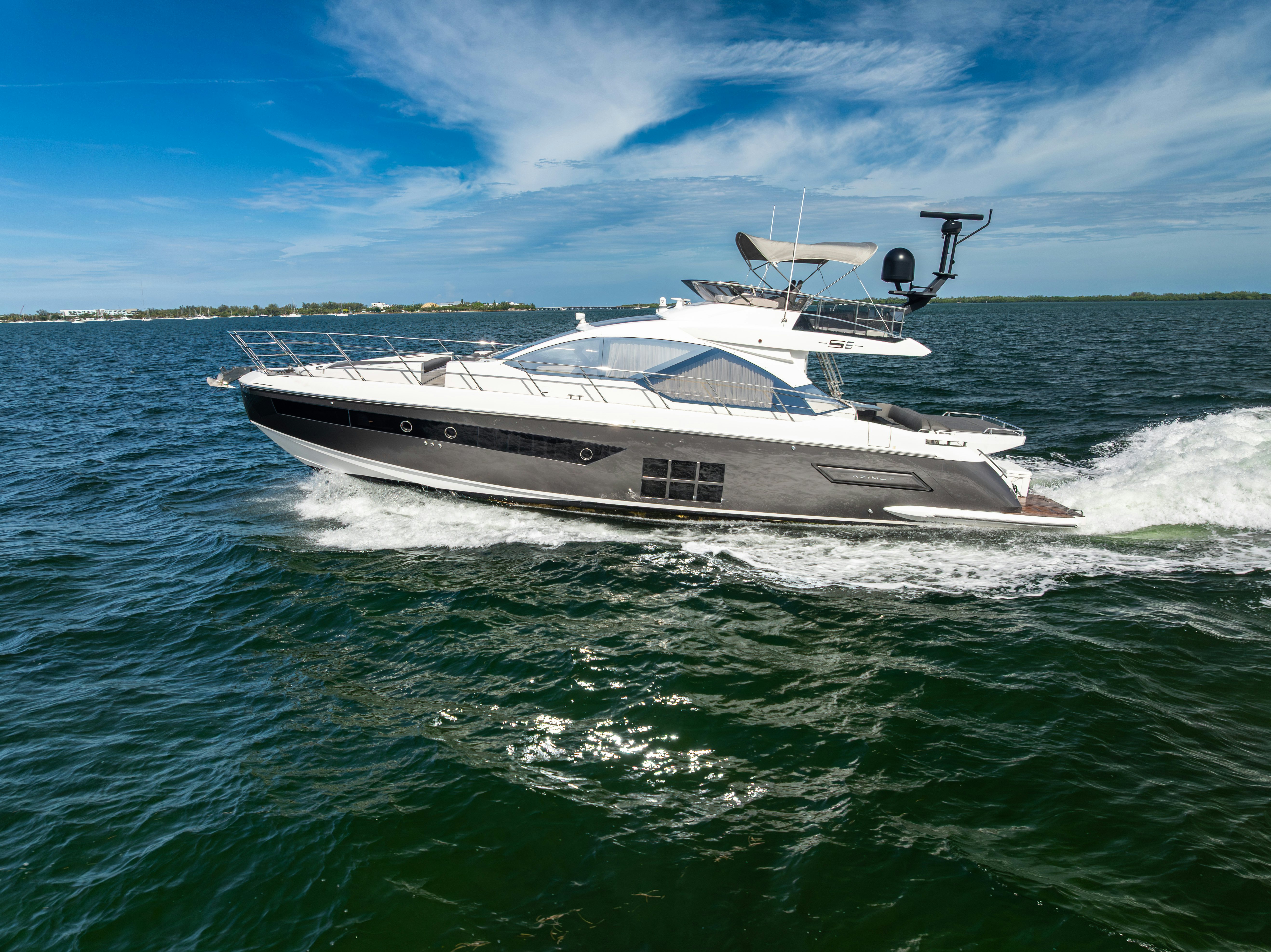 a boat on the water aboard AMF Yacht for Sale
