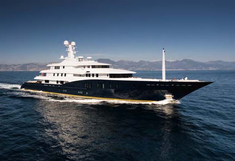 a large ship on the water aboard HBC Yacht for Sale