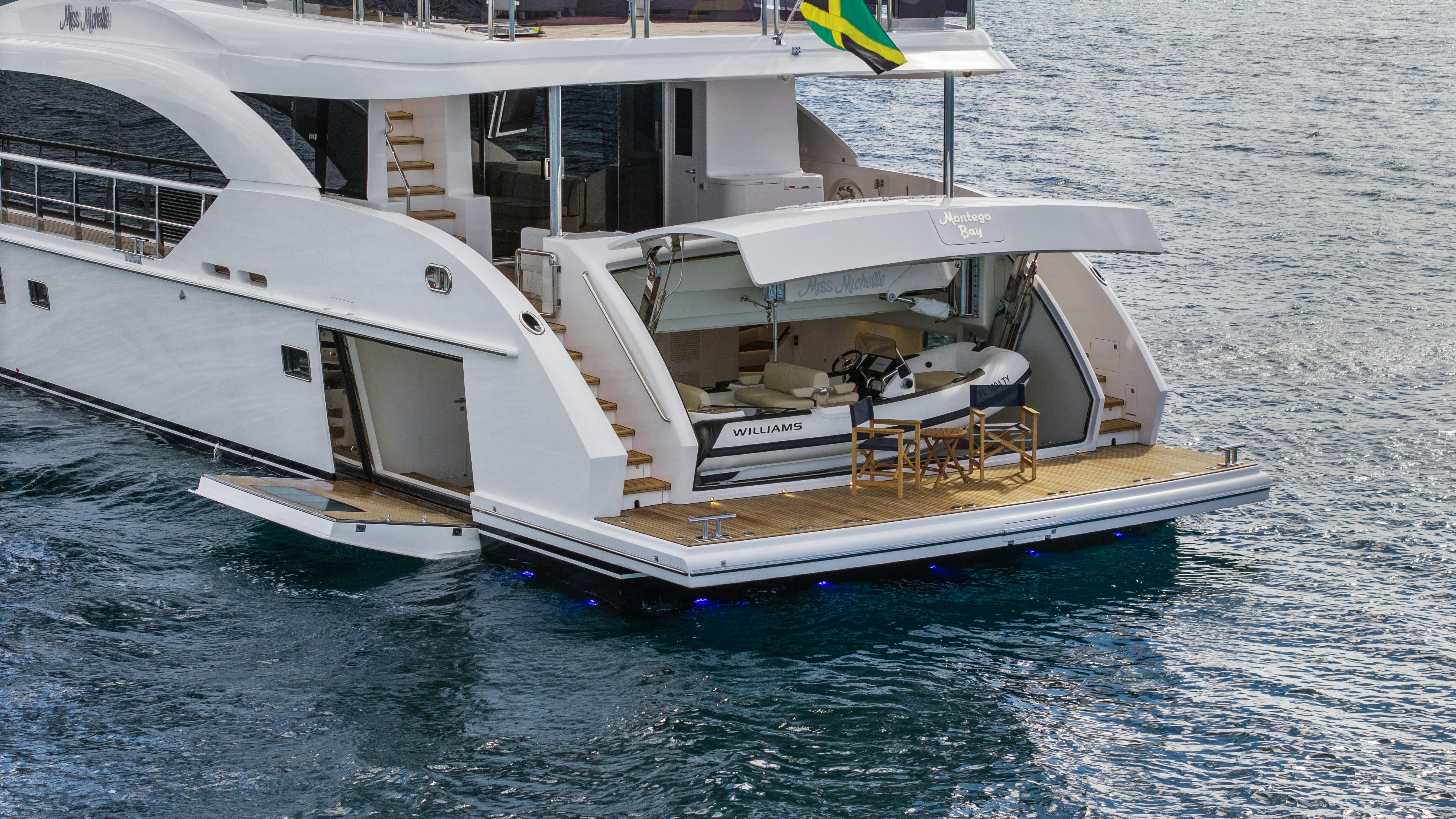 a boat on the water aboard MISS MICHELLE Yacht for Sale