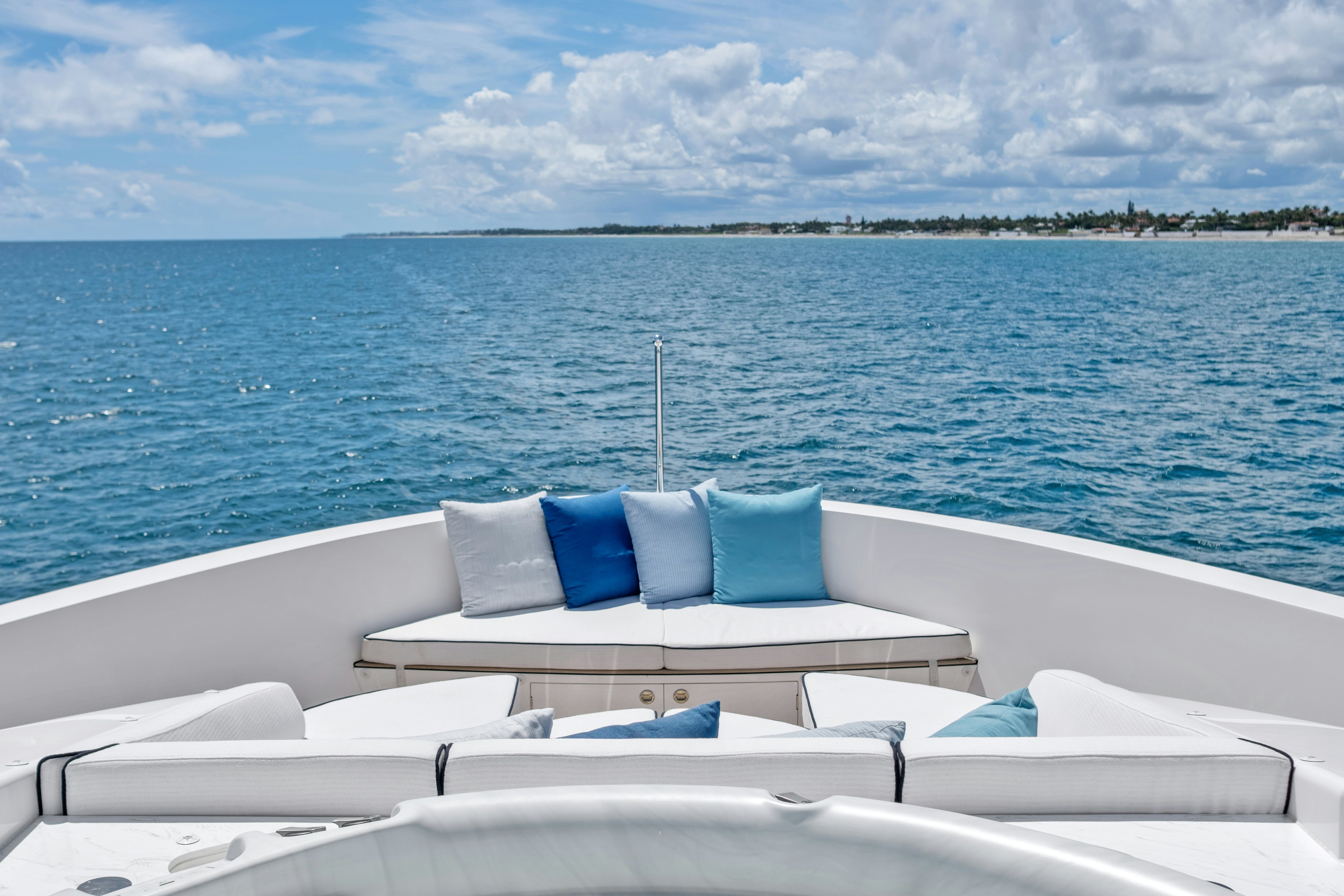 a boat on the water aboard MISS MICHELLE Yacht for Sale