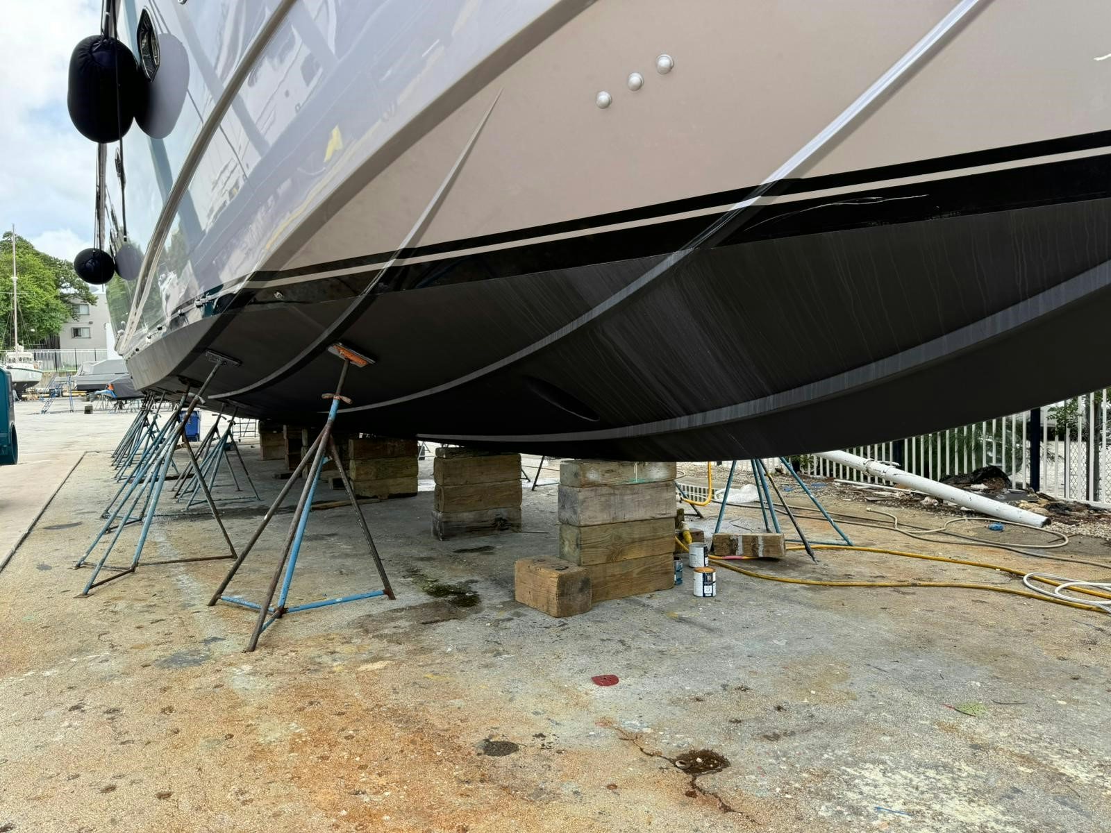 a large white satellite dish aboard SILVER MAMA Yacht for Sale