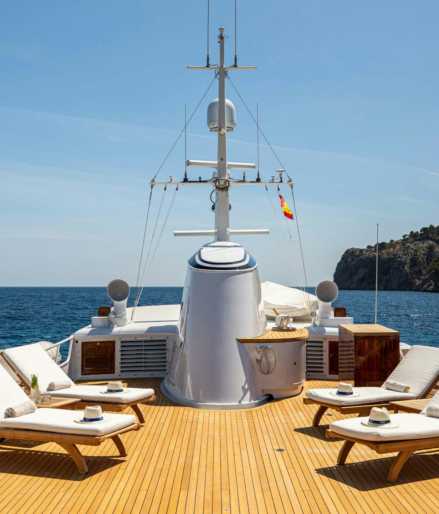a boat on the water aboard HEAVENLY DAZE Yacht for Charter