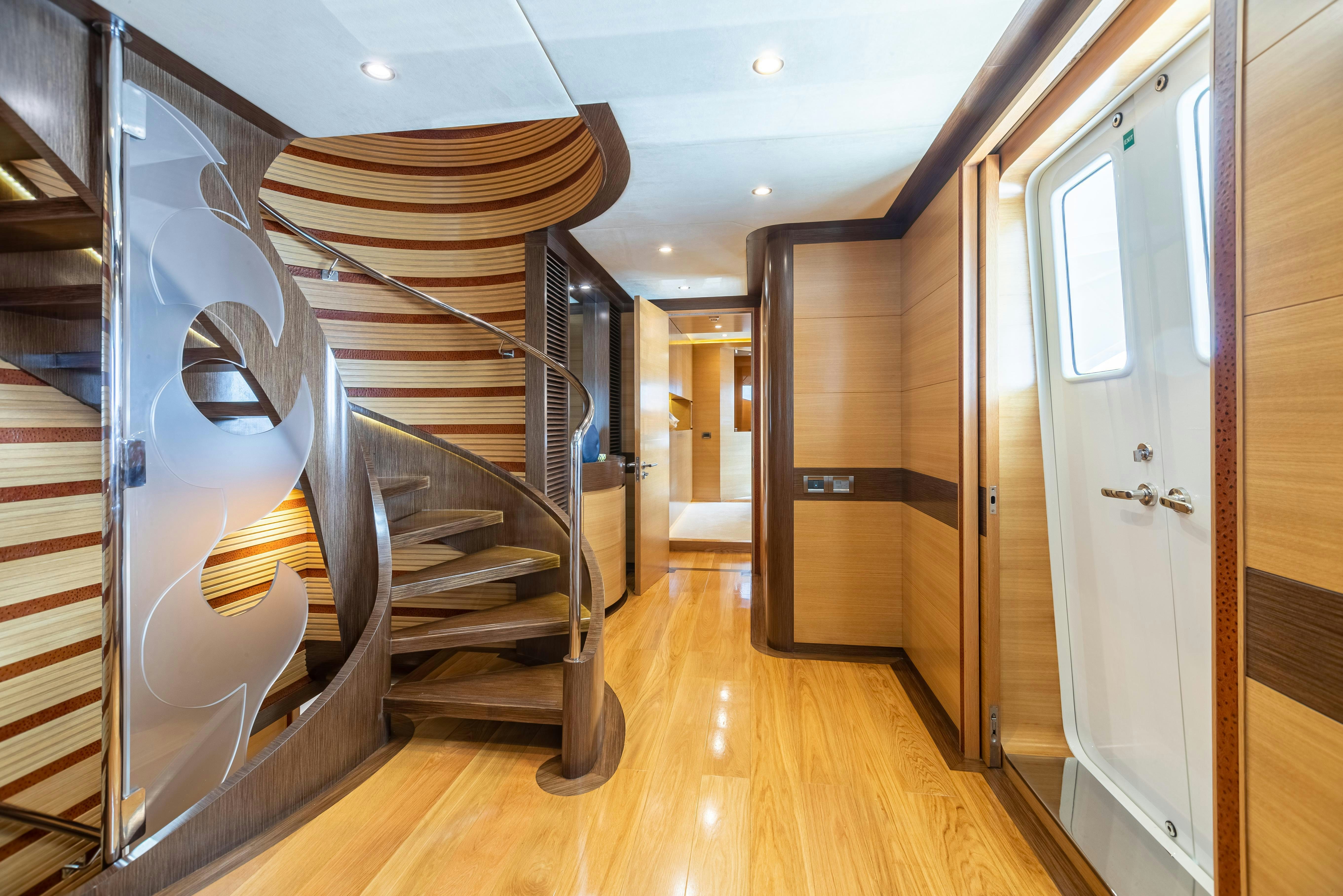 a room with a slide aboard SWEET CAROLINE Yacht for Charter