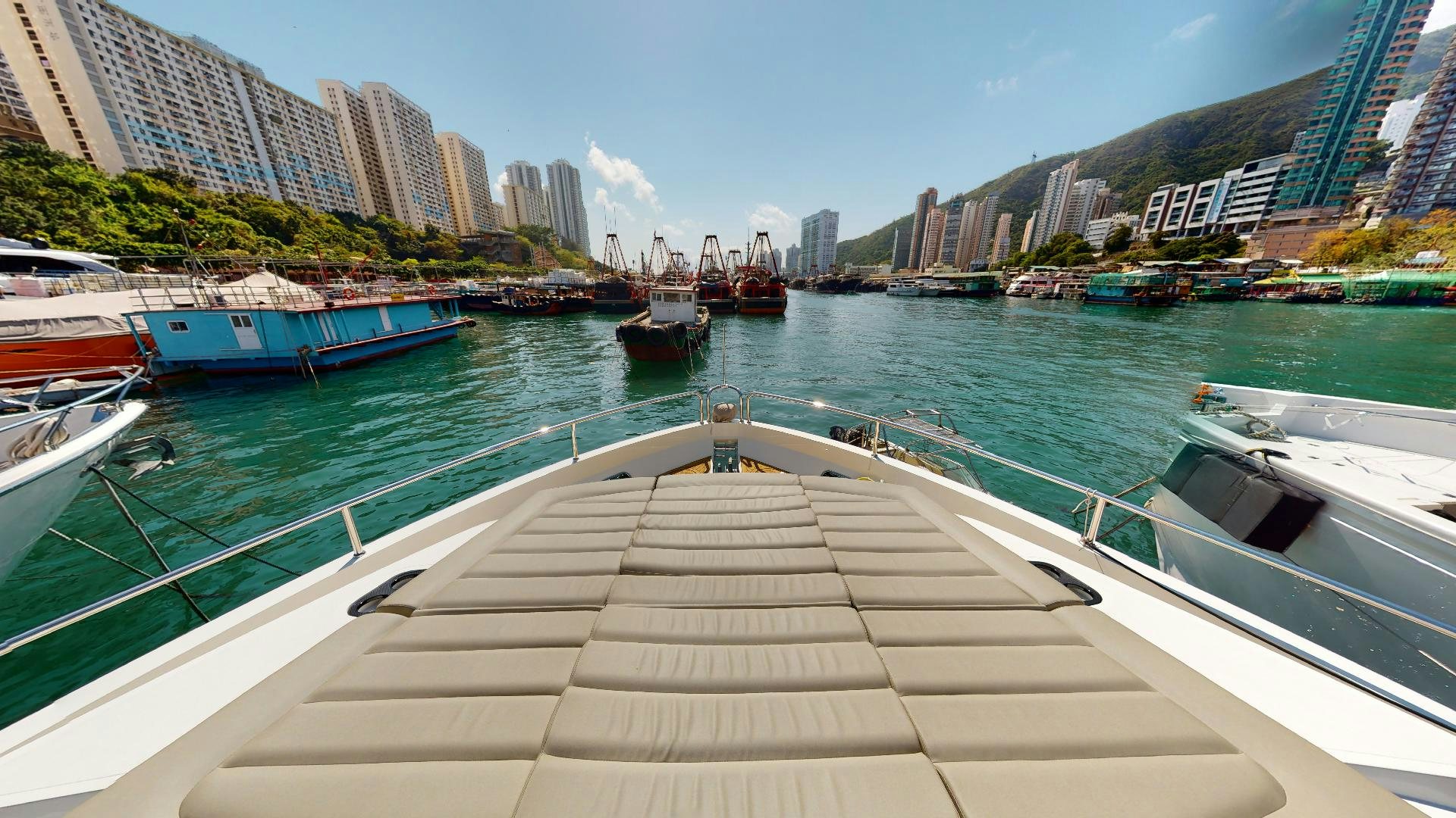 a dock with boats on it aboard A & K Yacht for Sale