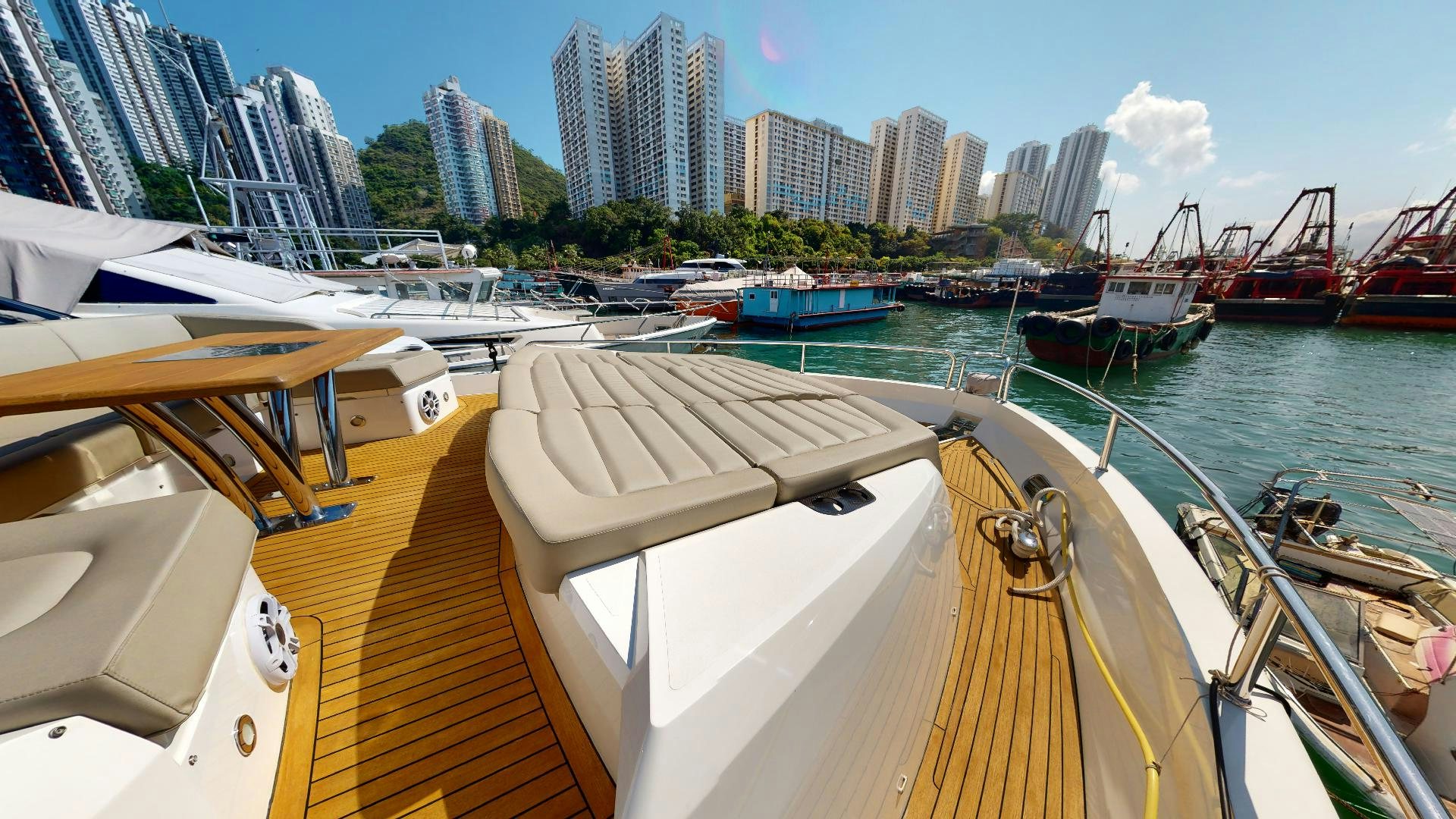 a boat in the water aboard A & K Yacht for Sale