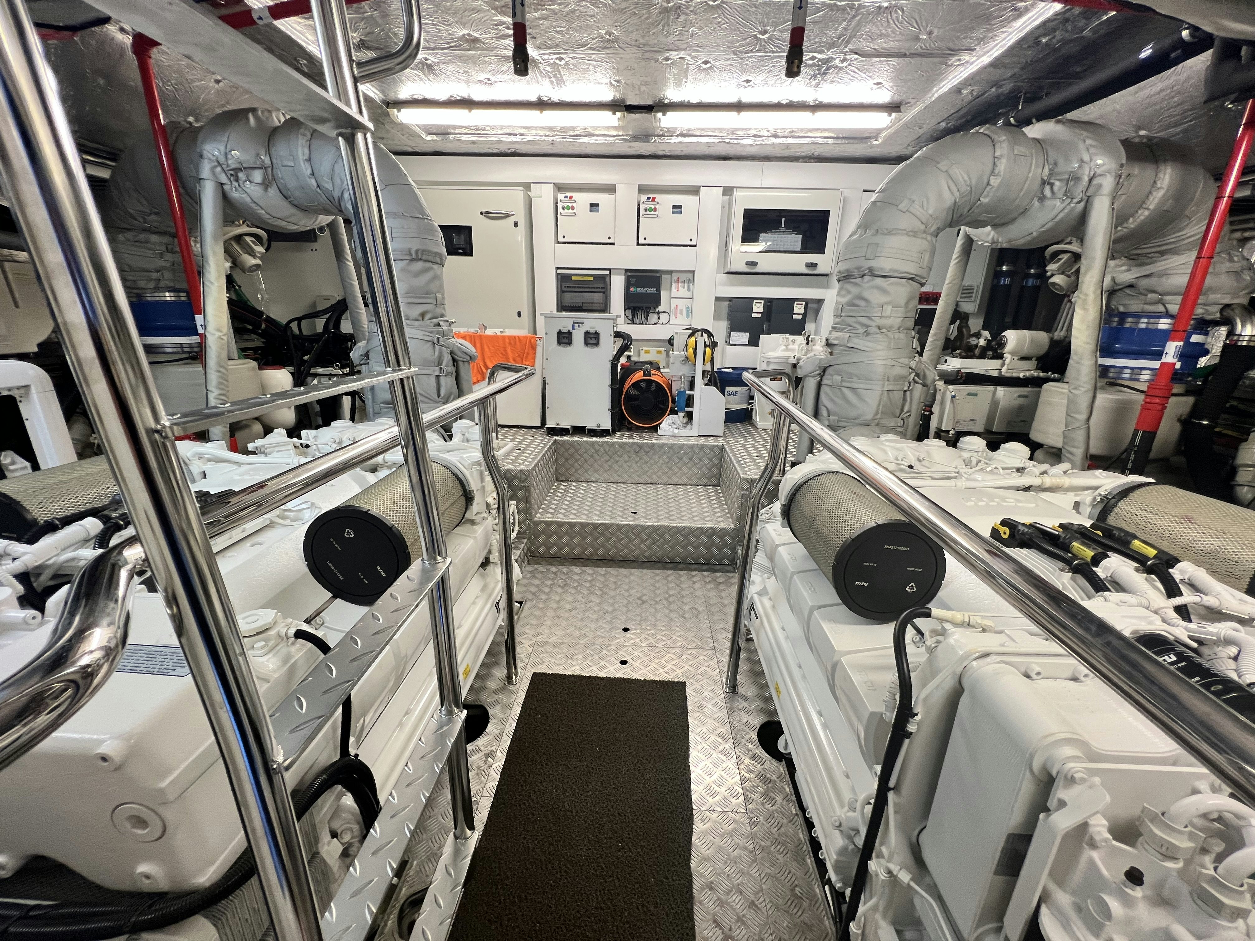 inside of a factory aboard A & K Yacht for Sale