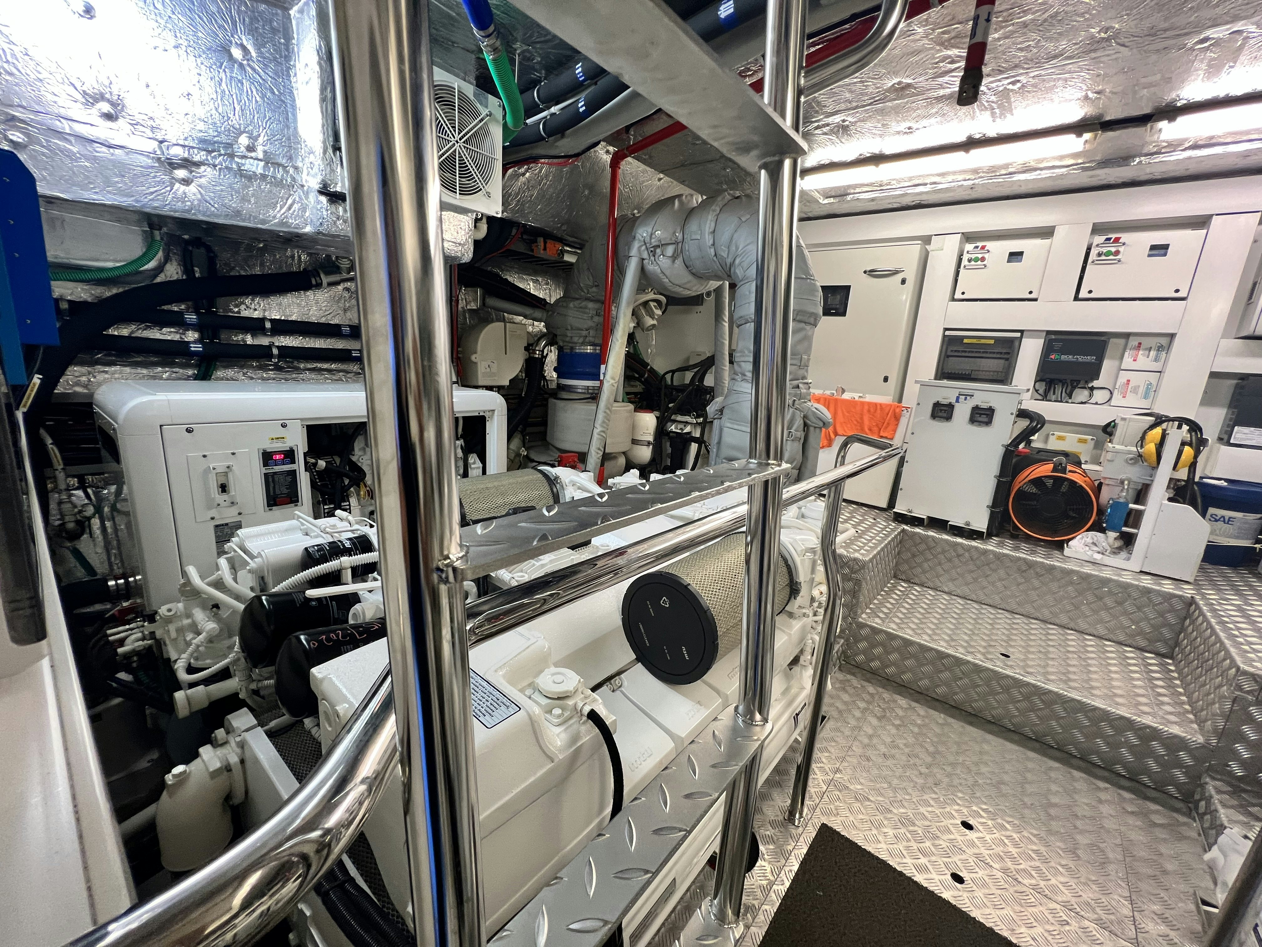 inside view of a factory aboard A & K Yacht for Sale