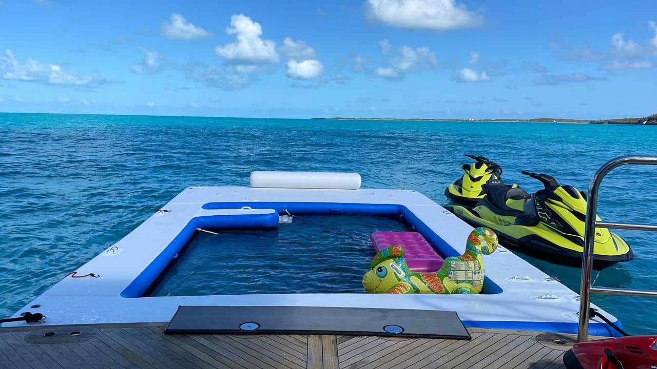 a boat on the water aboard IMPROMPTU Yacht for Charter