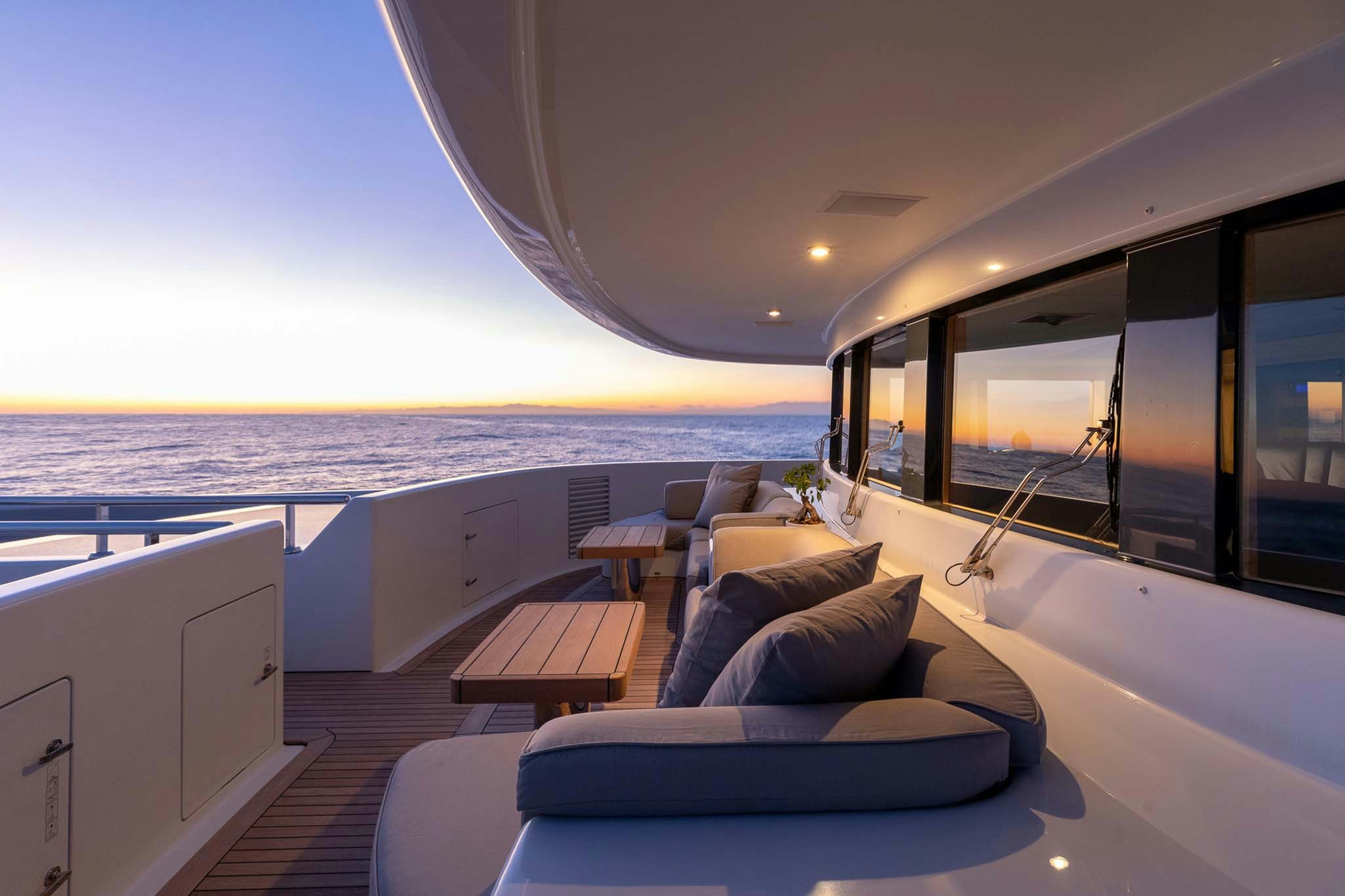 a boat on the water aboard REVELRY Yacht for Charter