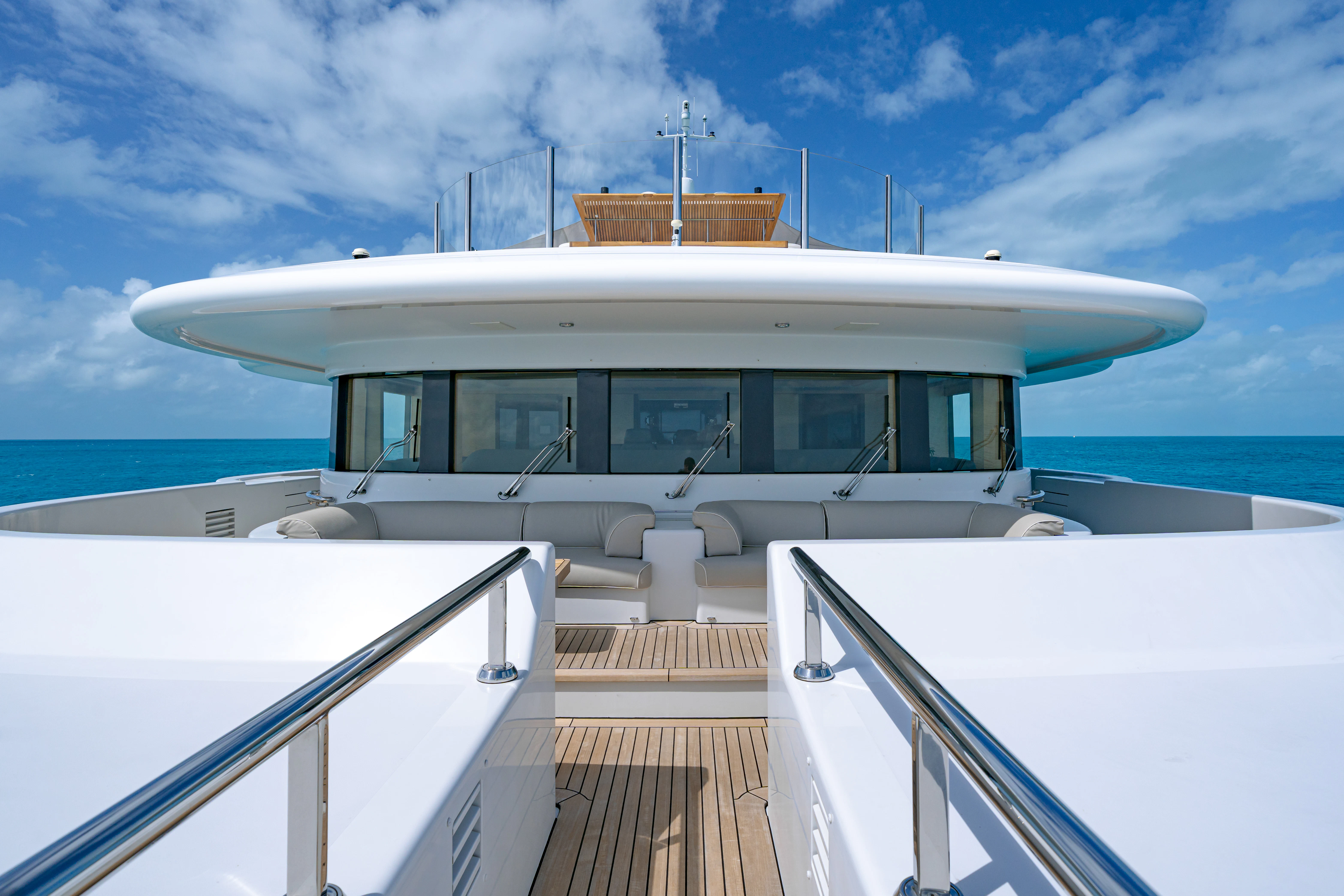 a boat on the water aboard REVELRY Yacht for Charter