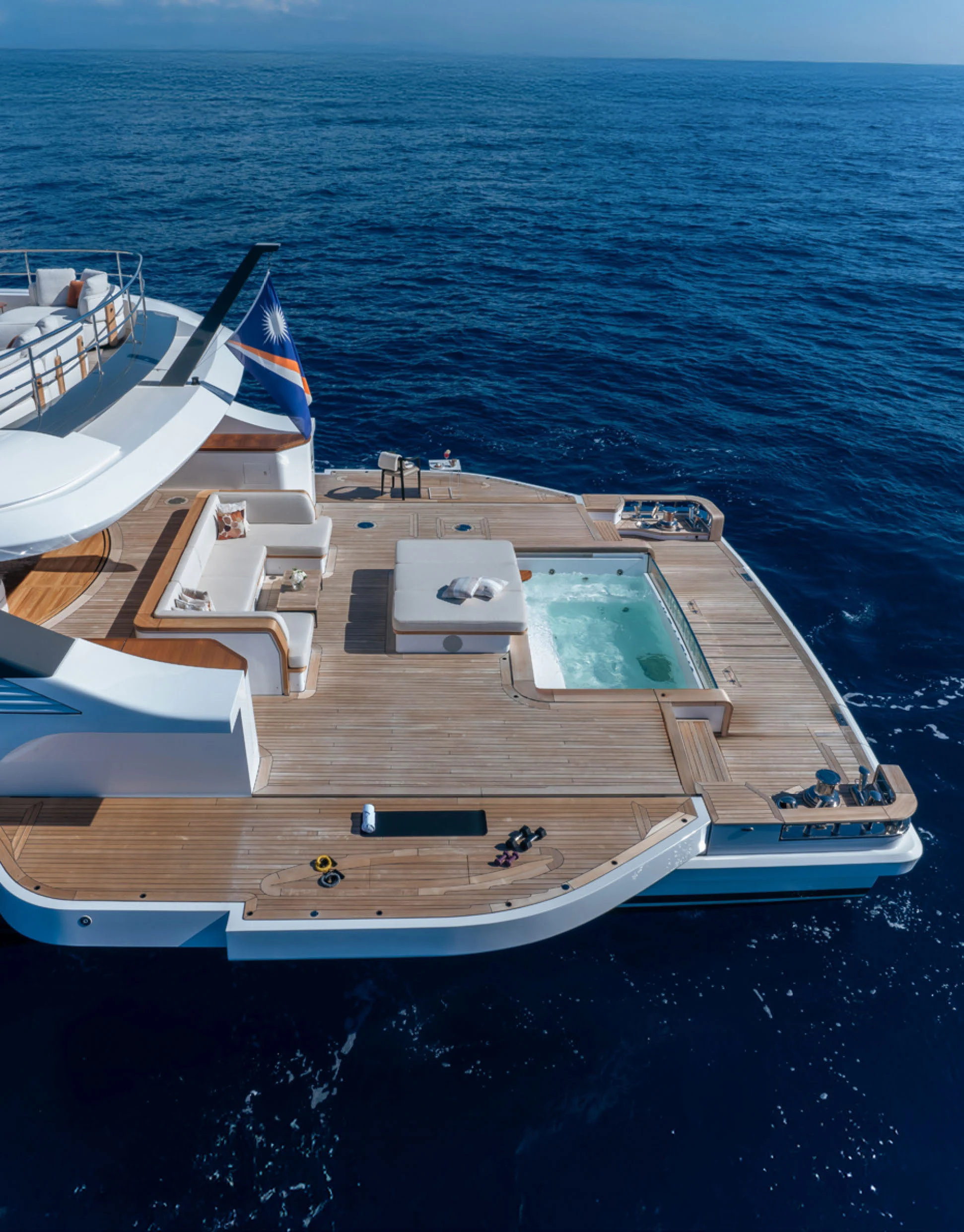 a boat on the water aboard CADA DIA Yacht for Charter