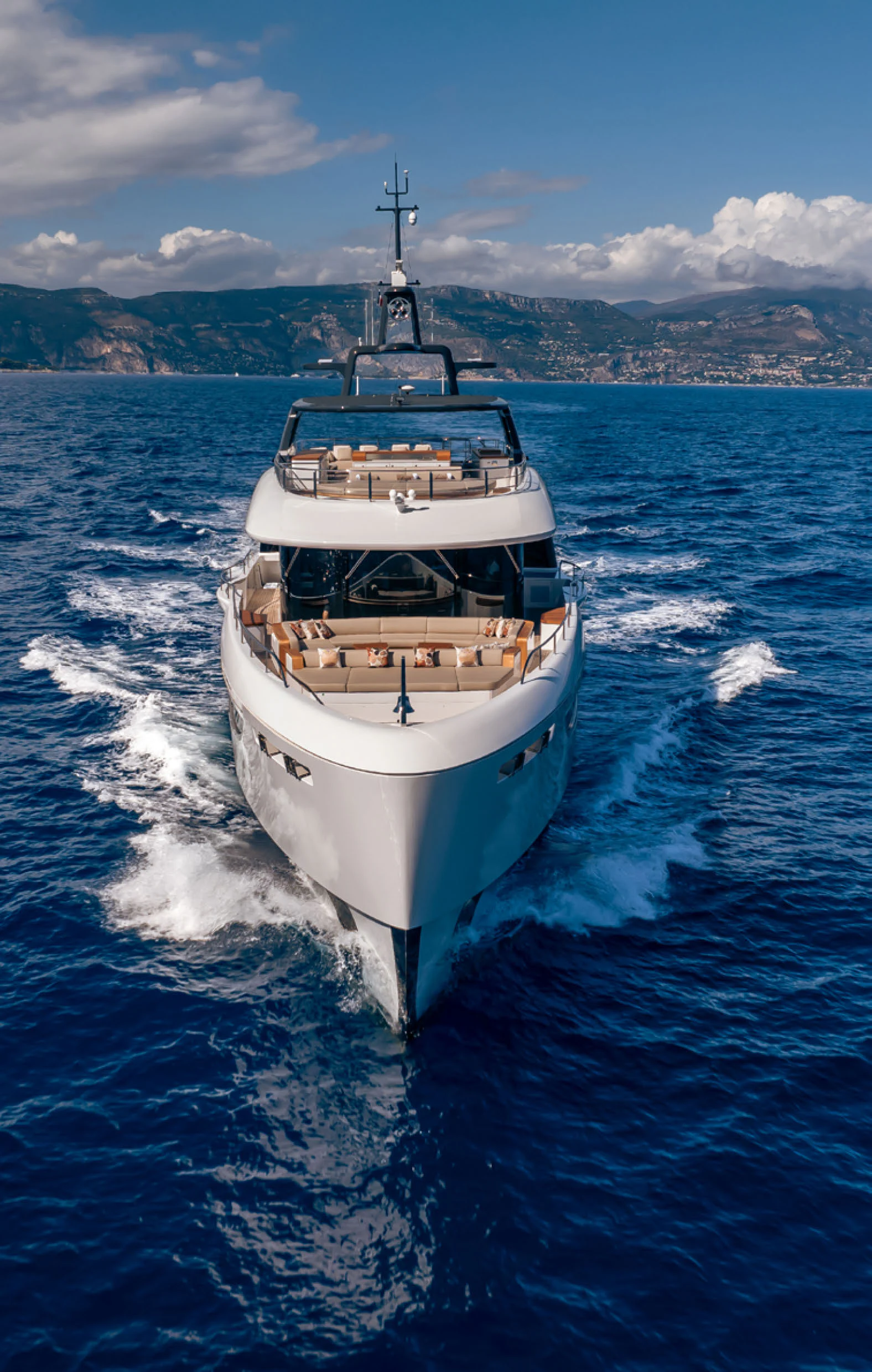 a boat on the water aboard CADA DIA Yacht for Charter