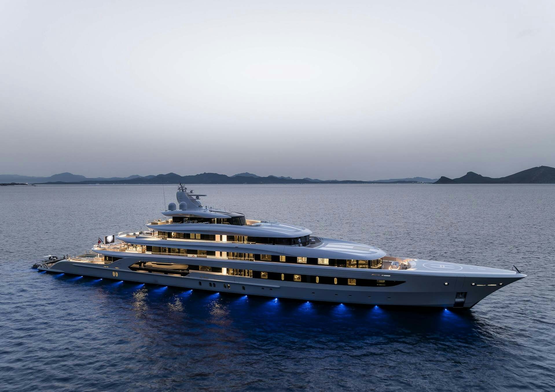 a boat in the water aboard H3 Yacht for Sale