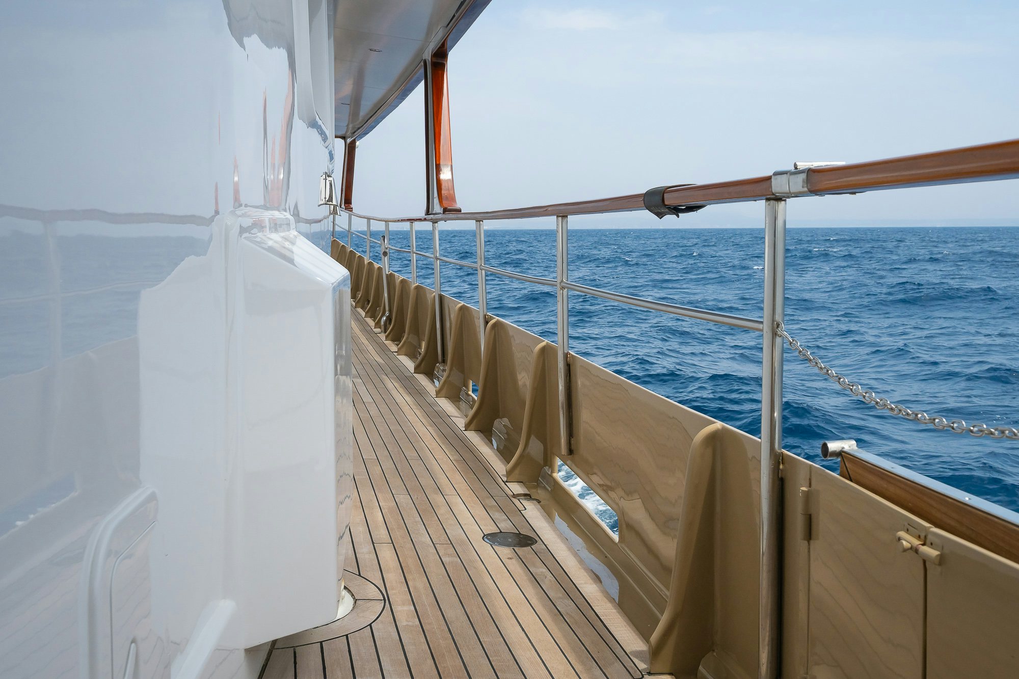 a boat on the water aboard BLACK PEPPER Yacht for Sale