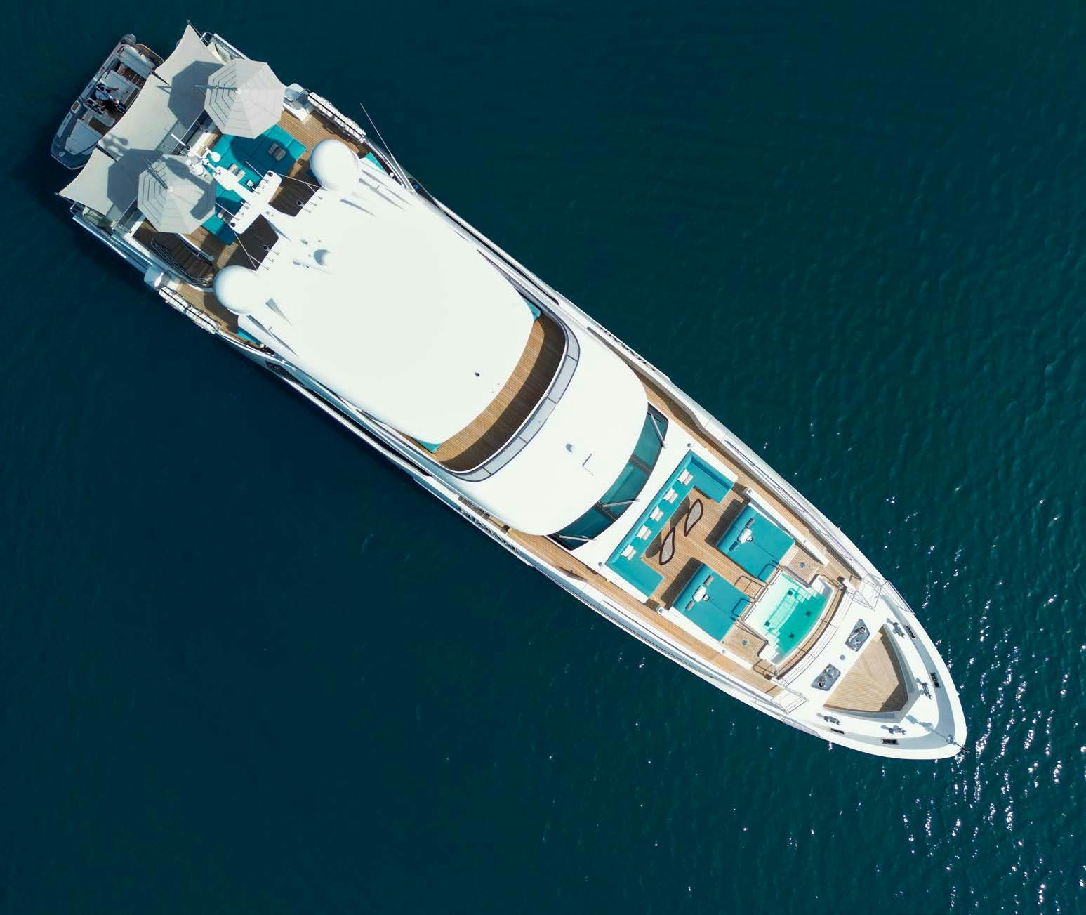 a satellite in the ocean aboard CHARADE Yacht for Charter