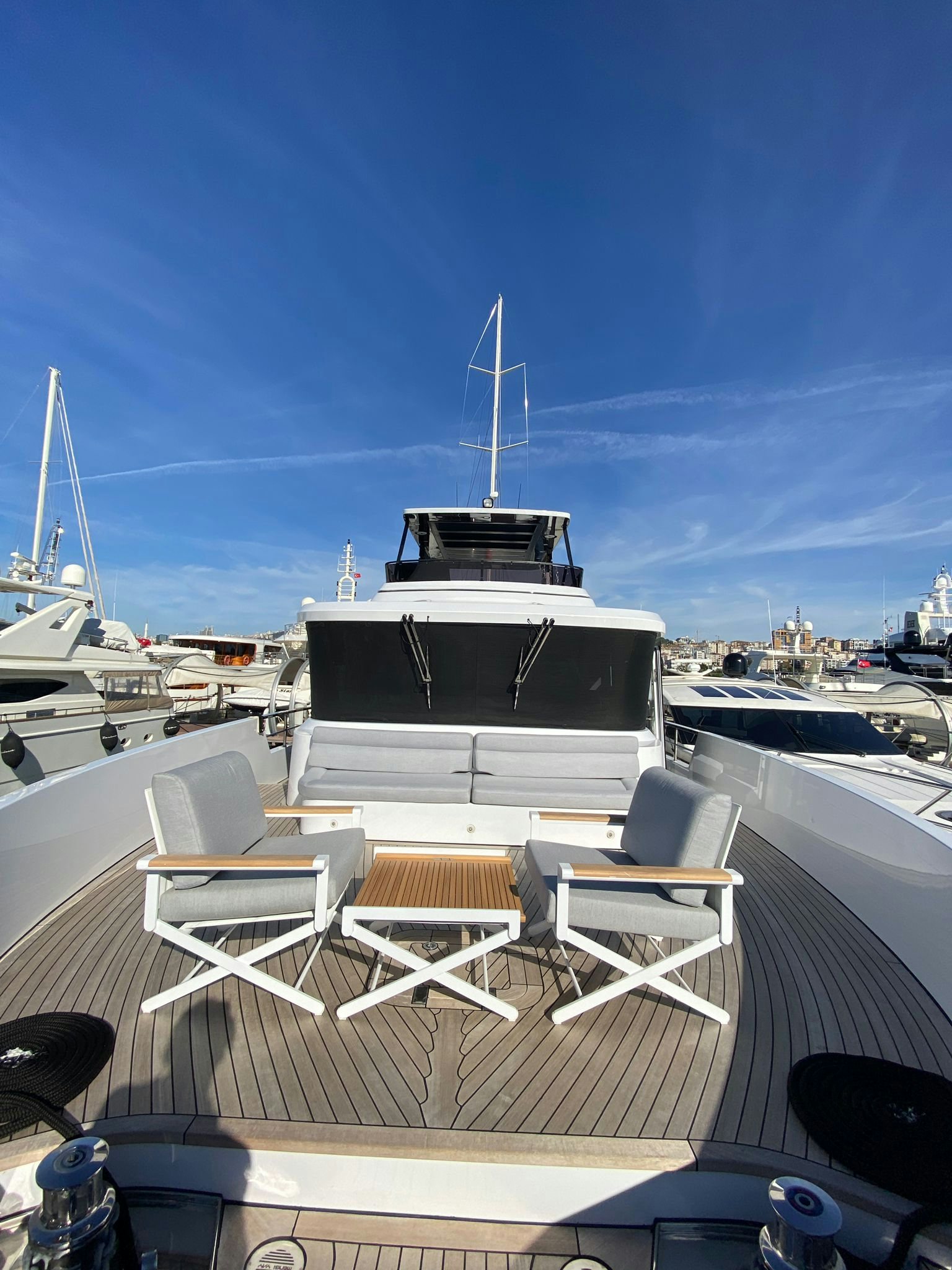 a boat on the water aboard ZIMA Yacht for Sale