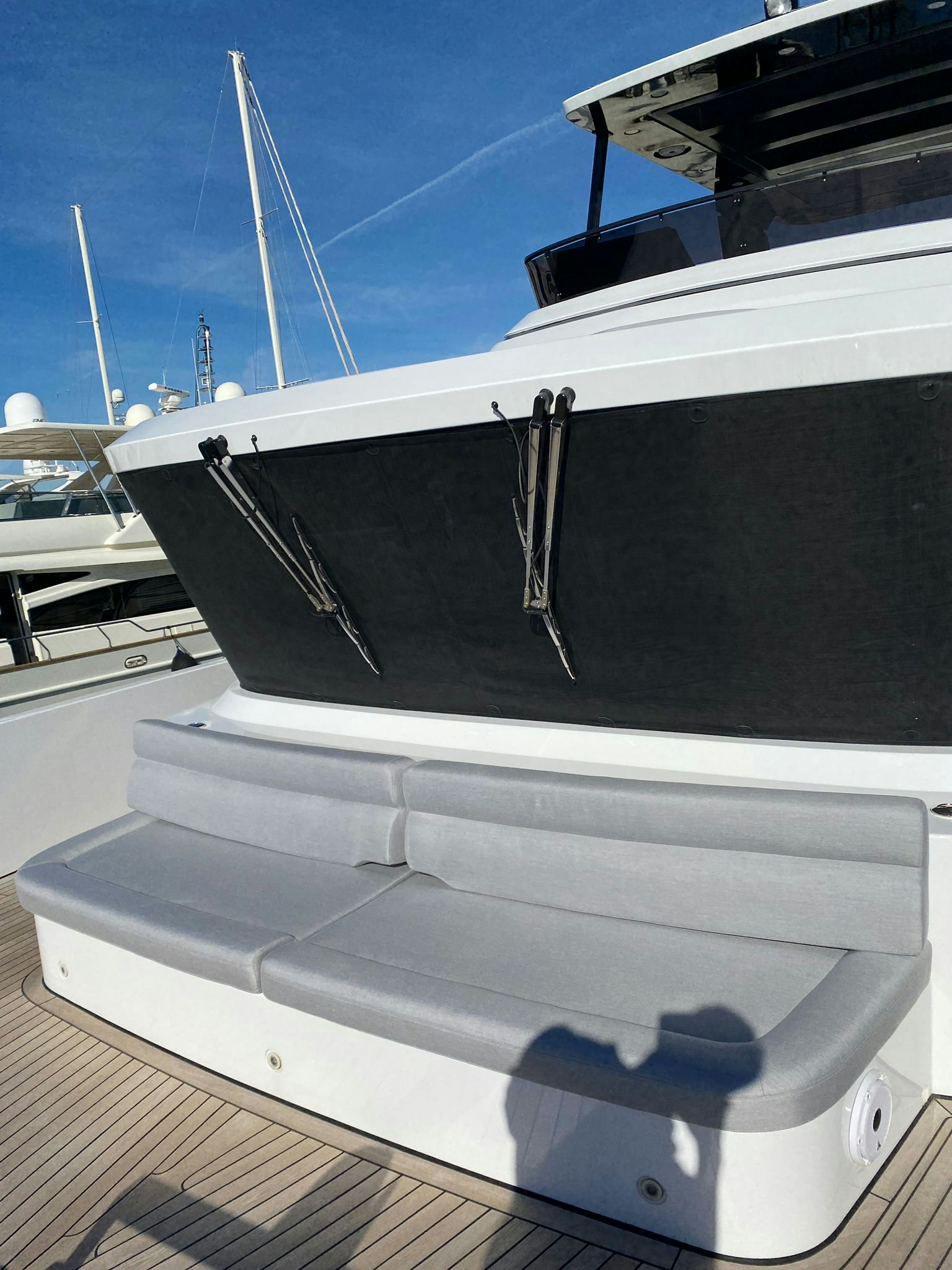 a boat on the water aboard ZIMA Yacht for Sale