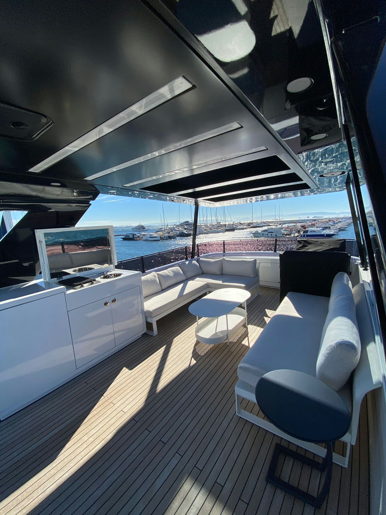 a boat on the water aboard ZIMA Yacht for Sale
