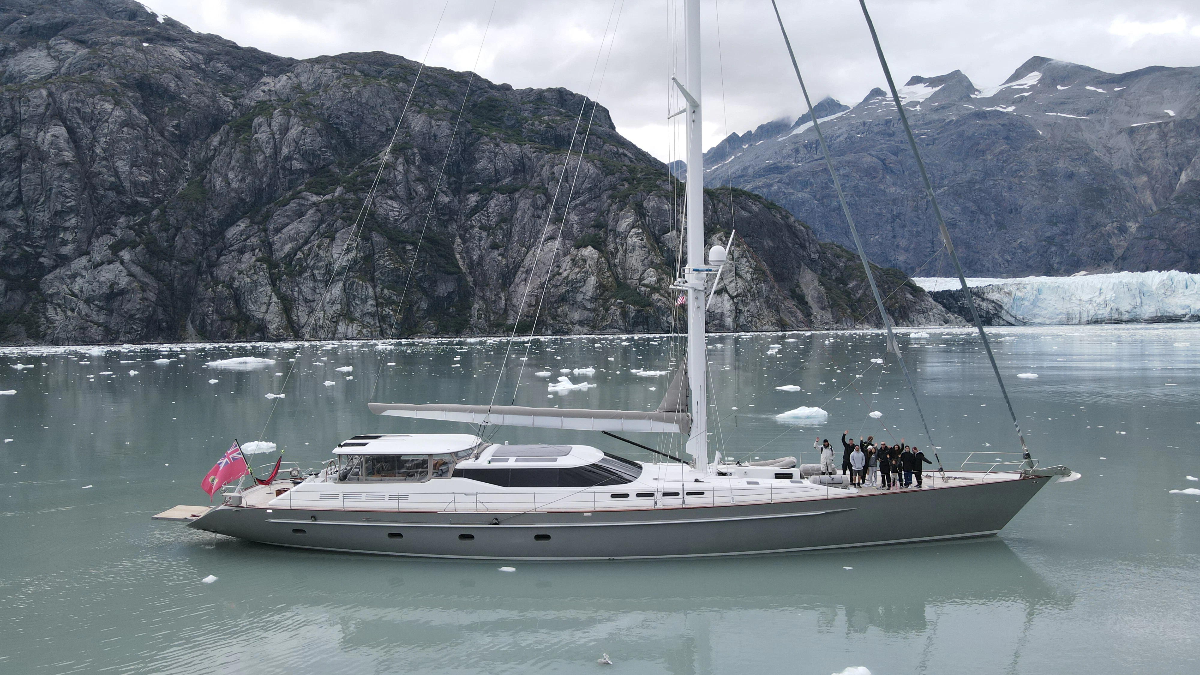 a boat with people on it aboard MY STAR Yacht for Sale