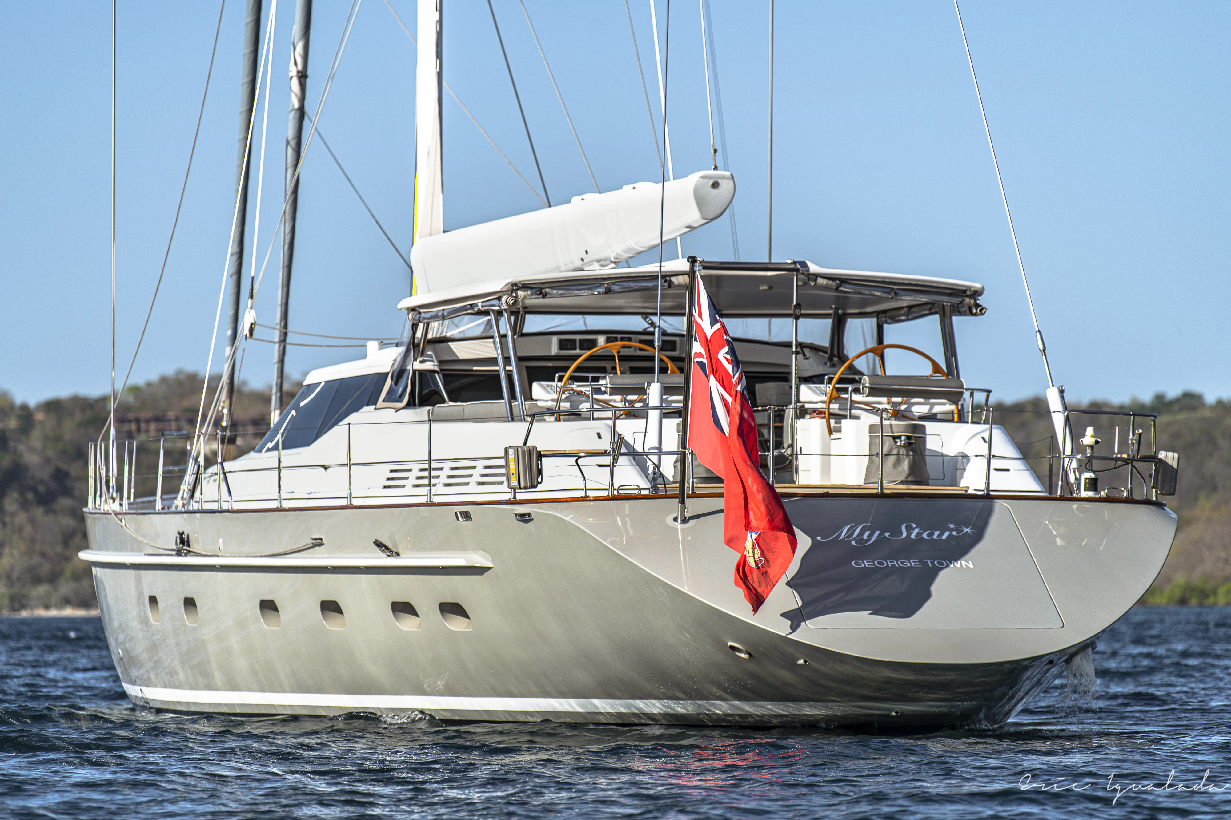 a boat on the water aboard MY STAR Yacht for Sale