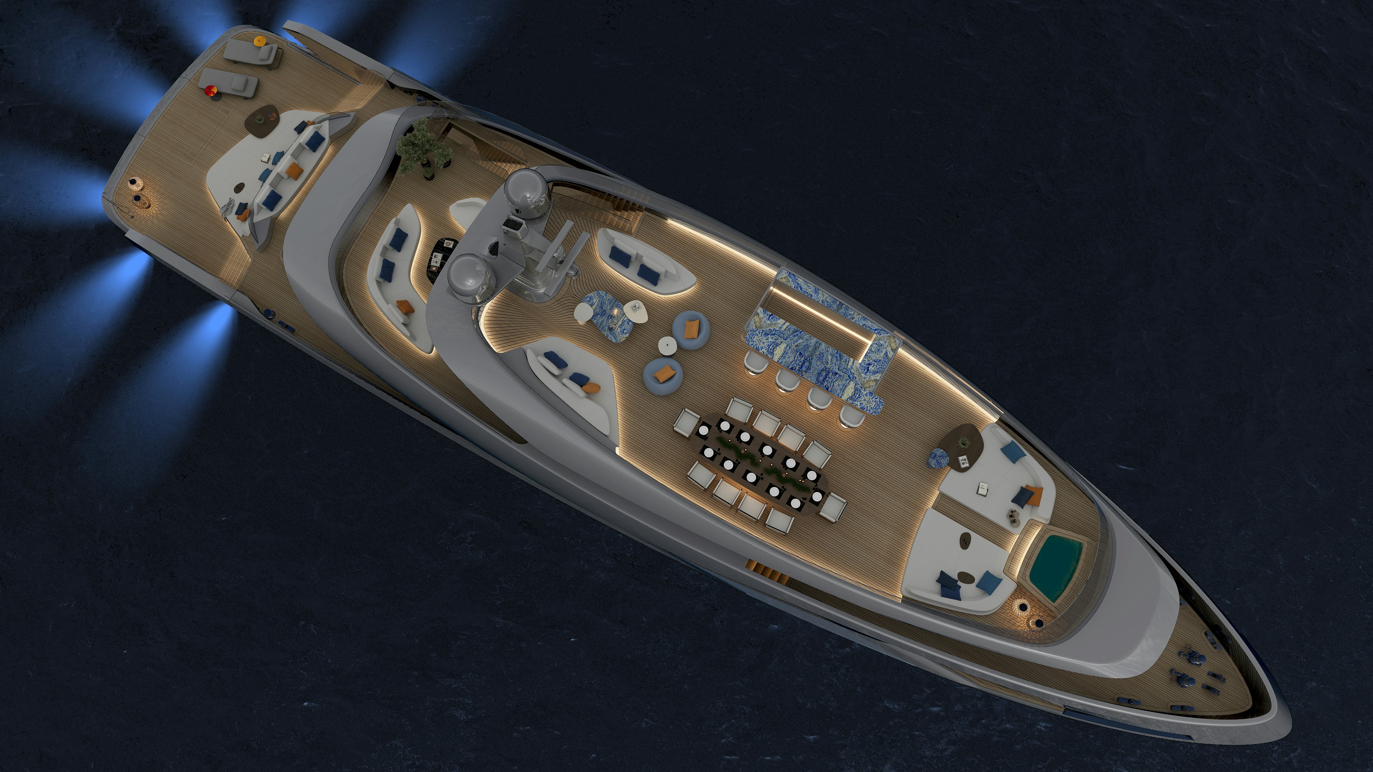 a couple of cell phones aboard HIU Yacht for Sale