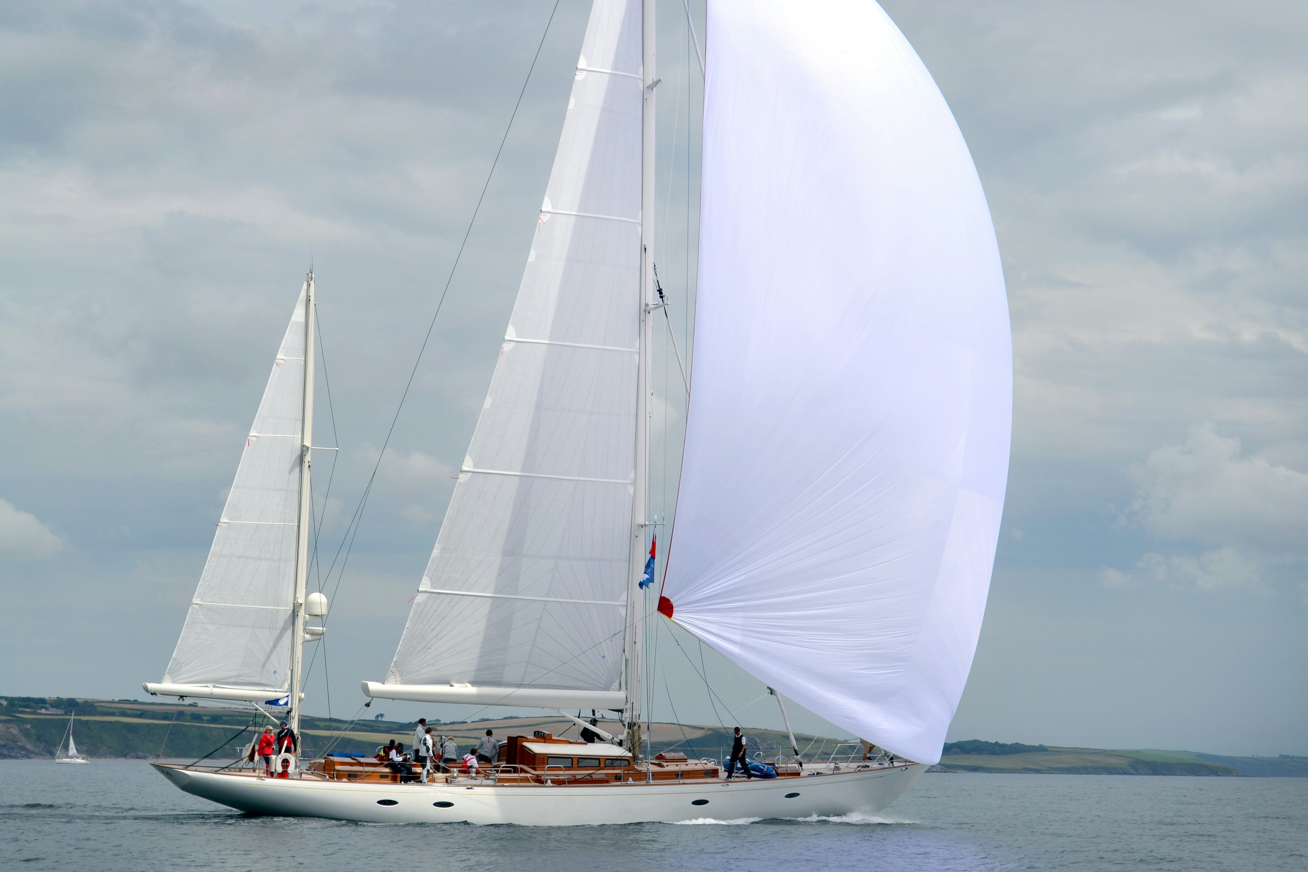 a sailboat on the water aboard BEQUIA Yacht for Sale