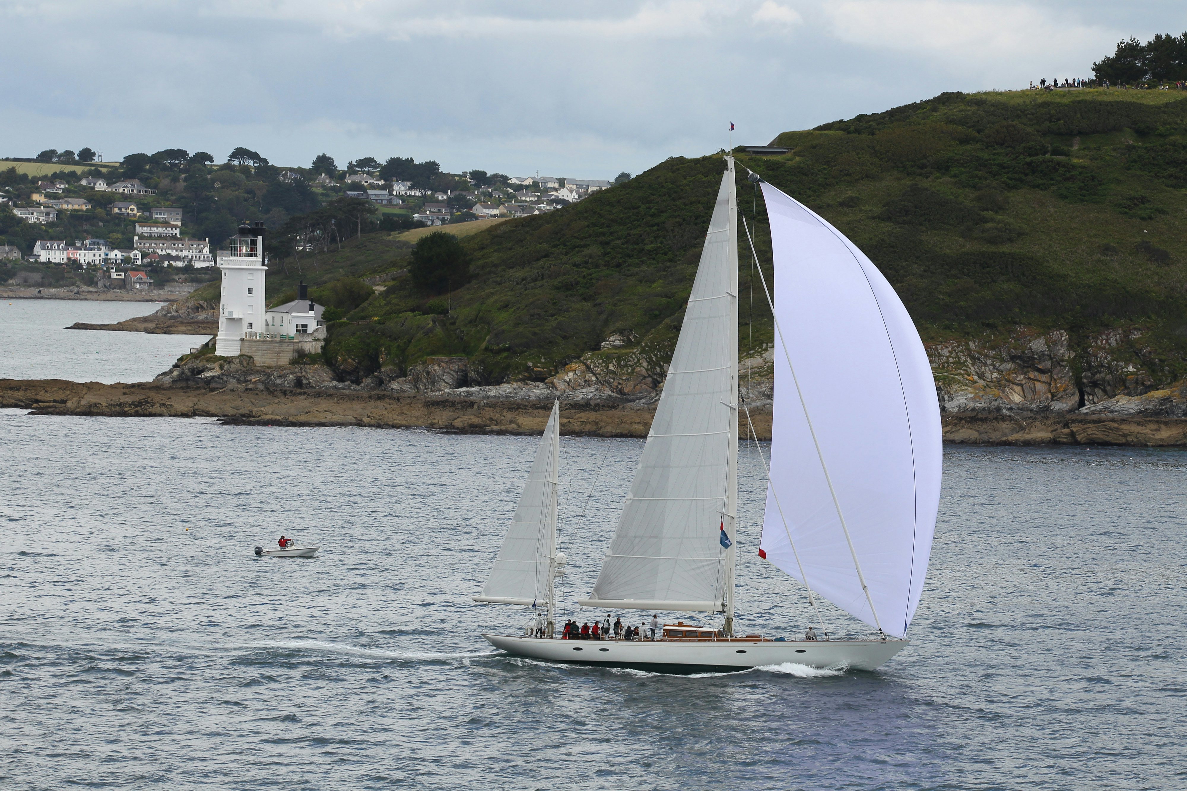 a sailboat on the water aboard BEQUIA Yacht for Sale
