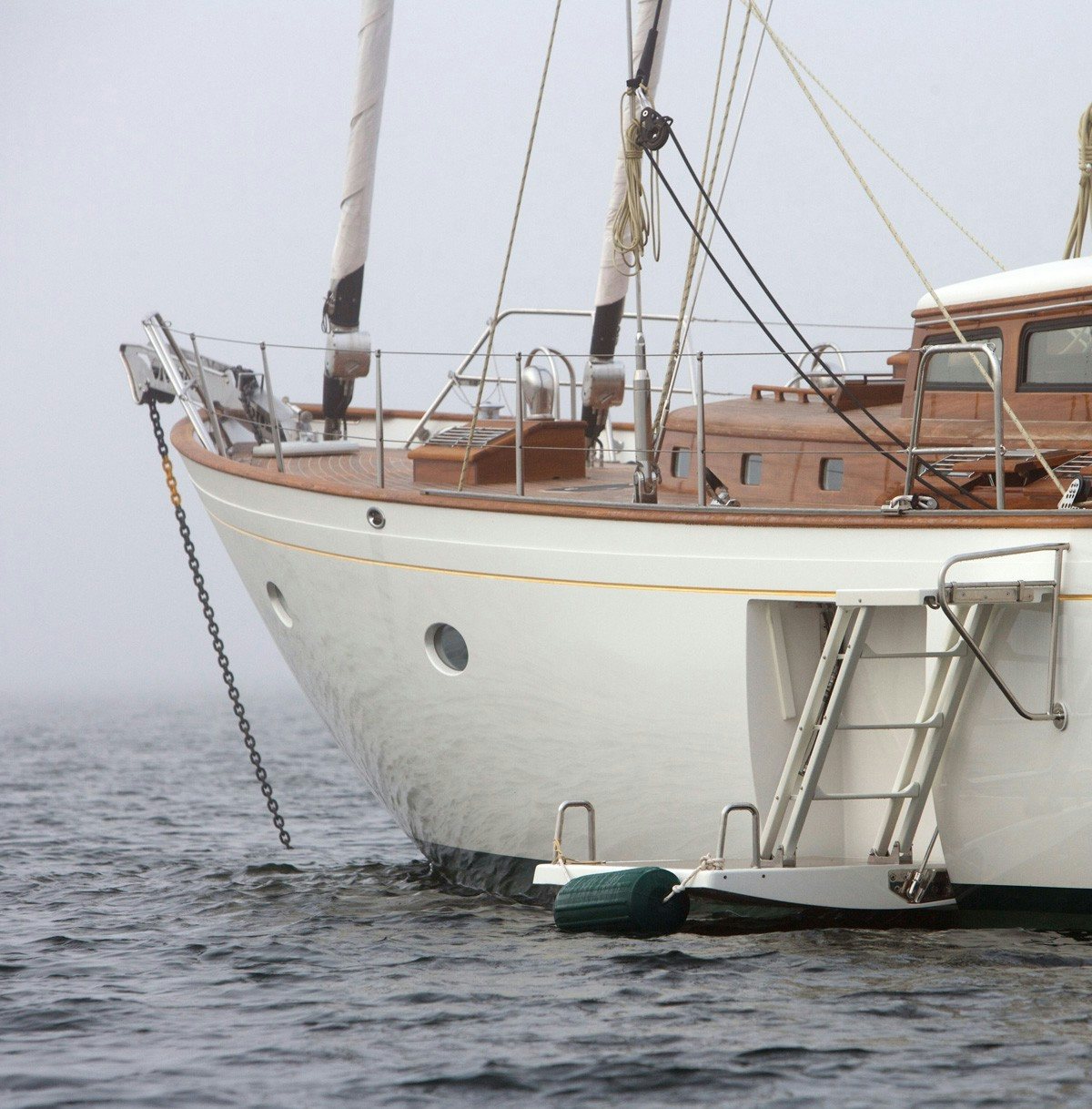 a boat in the water aboard BEQUIA Yacht for Sale