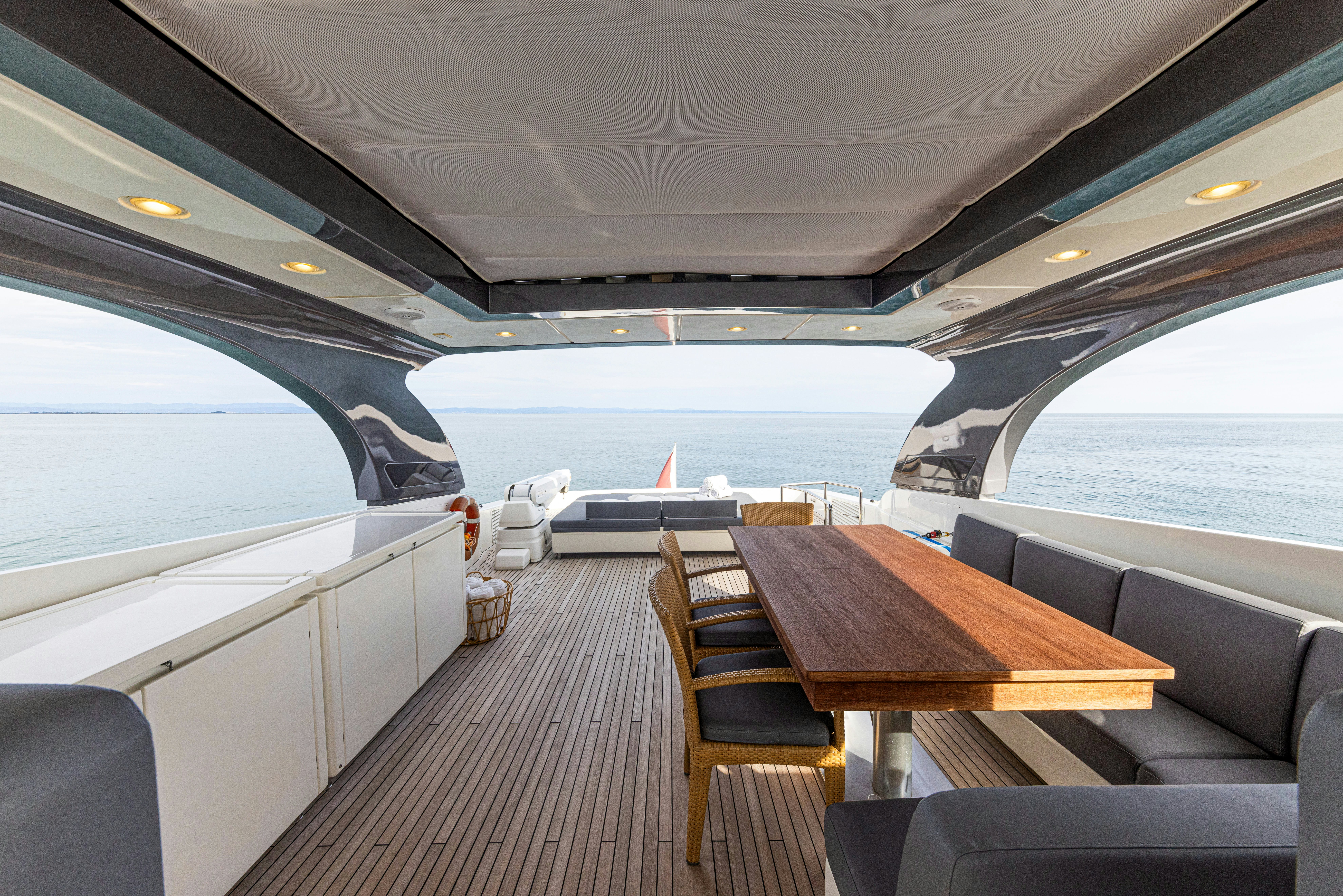 a boat on the water aboard TAURO Yacht for Sale