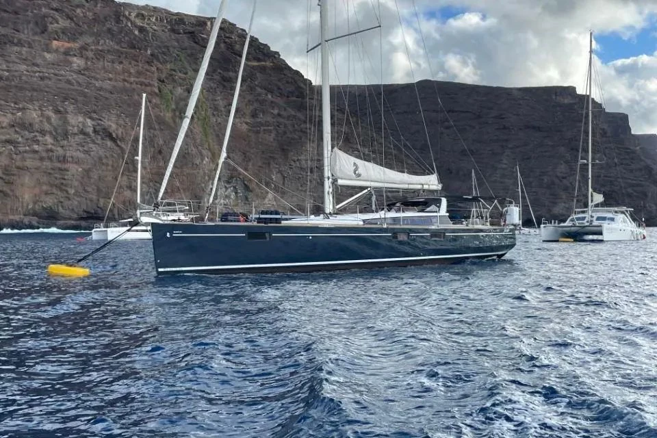 a boat in the water aboard IMPERIA Yacht for Sale