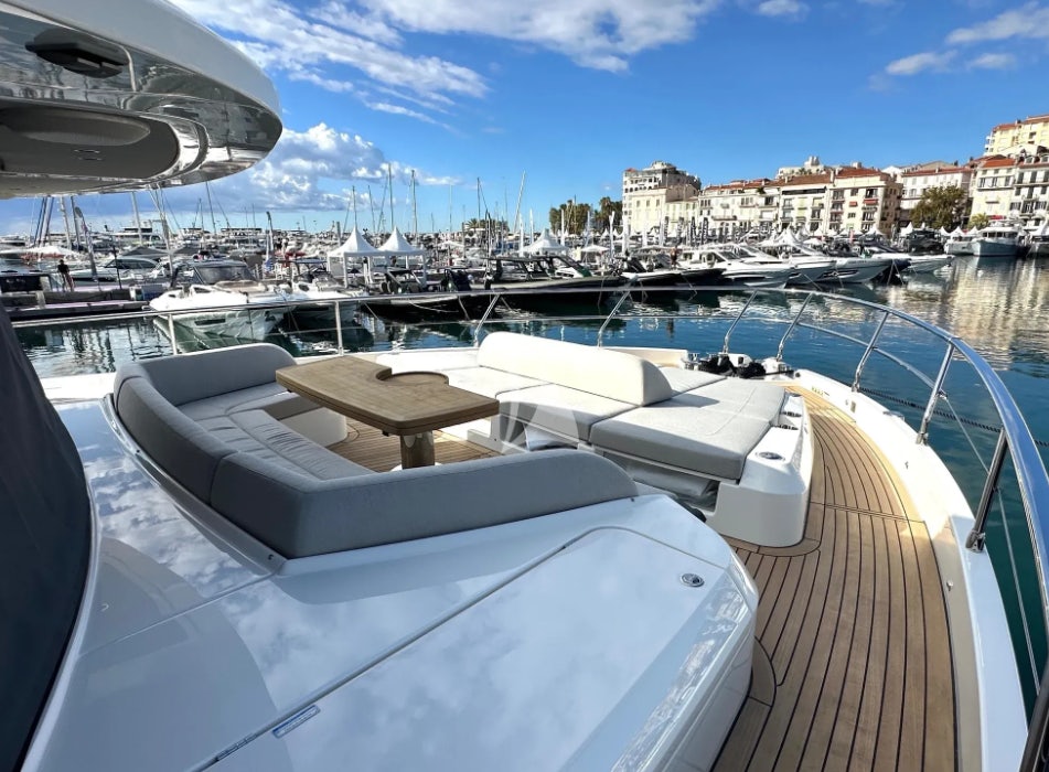 a boat on the water aboard SEMELA Yacht for Charter