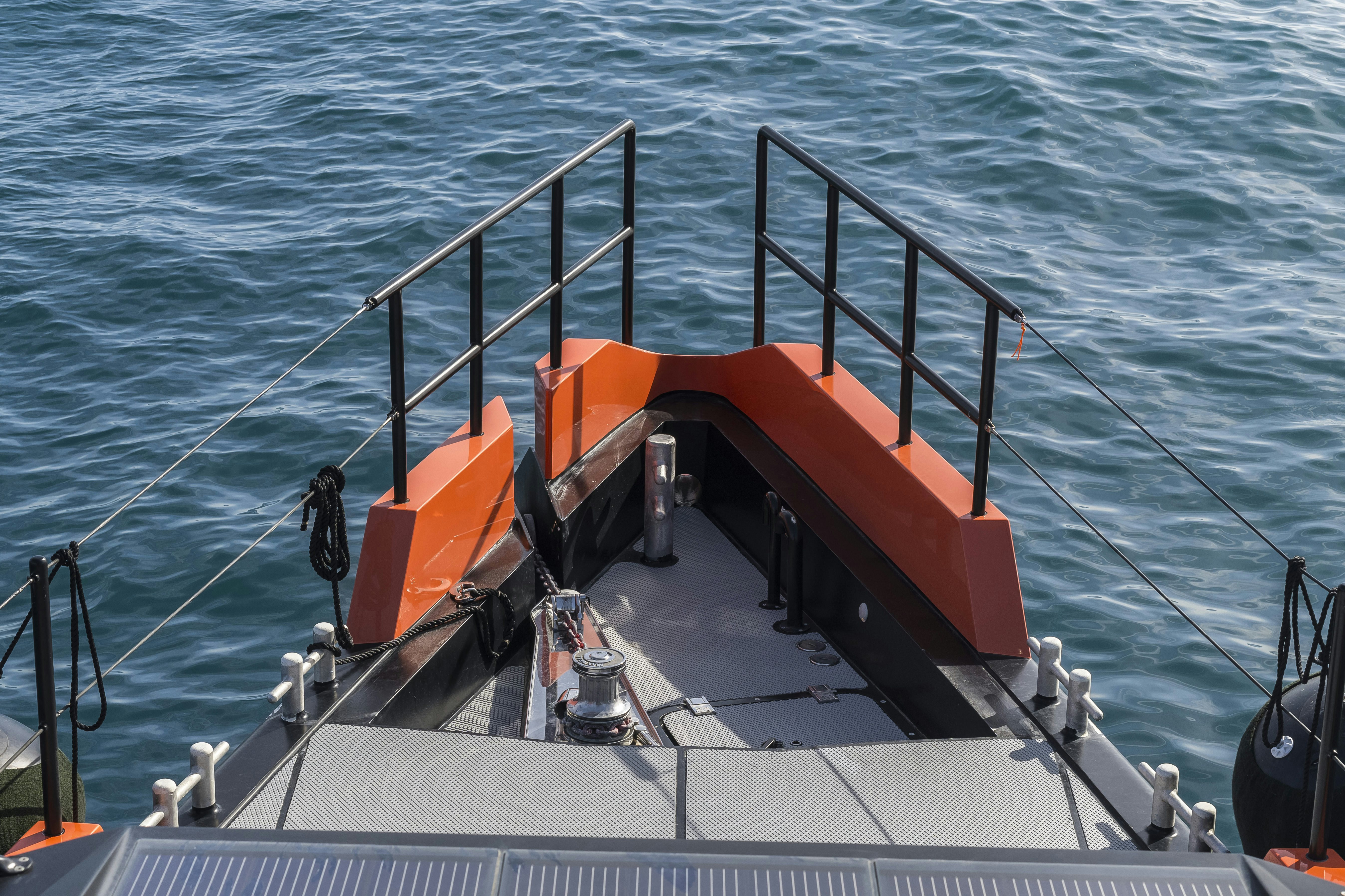 a boat on the water aboard VANGUARD Yacht for Sale