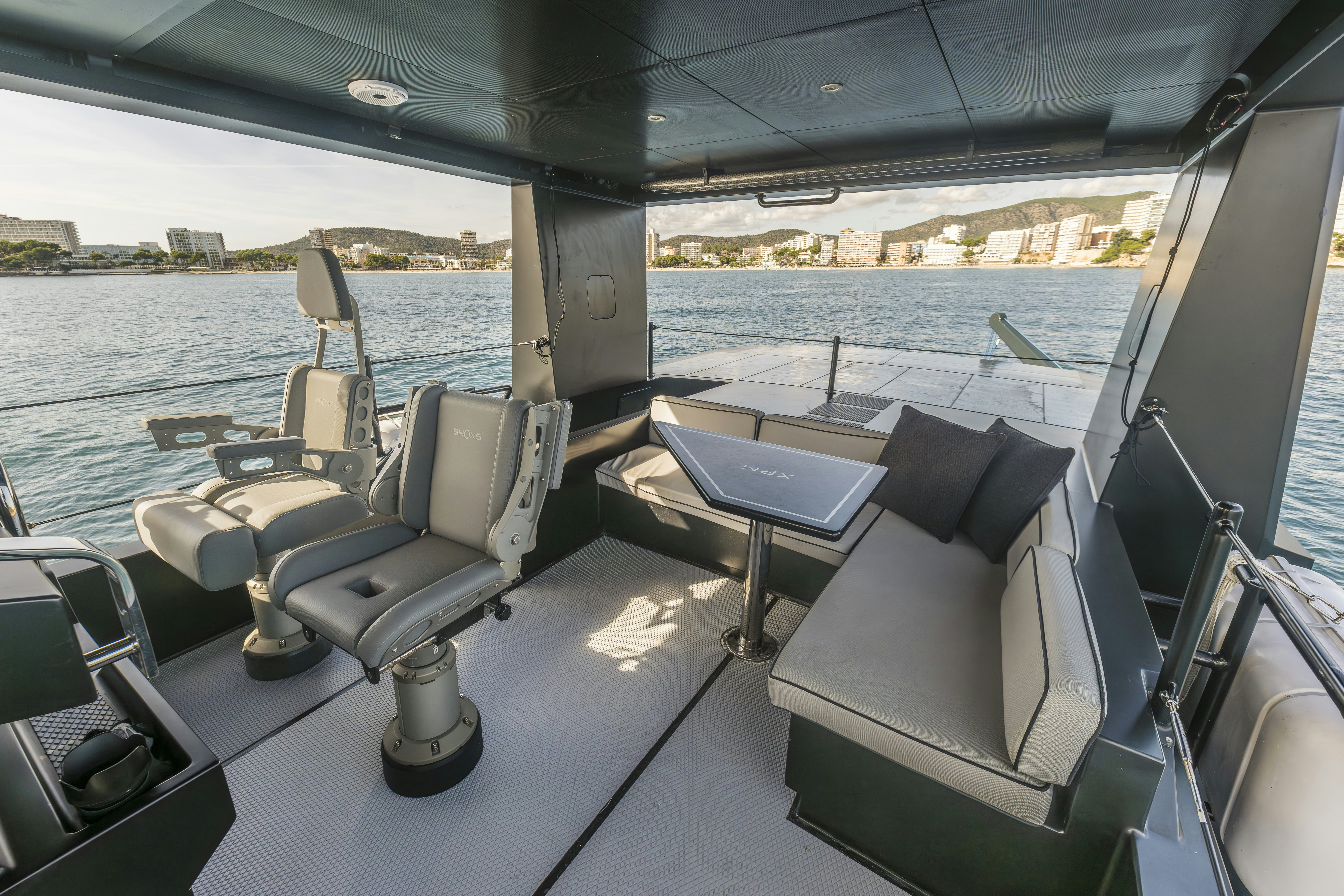 a boat on the water aboard VANGUARD Yacht for Sale