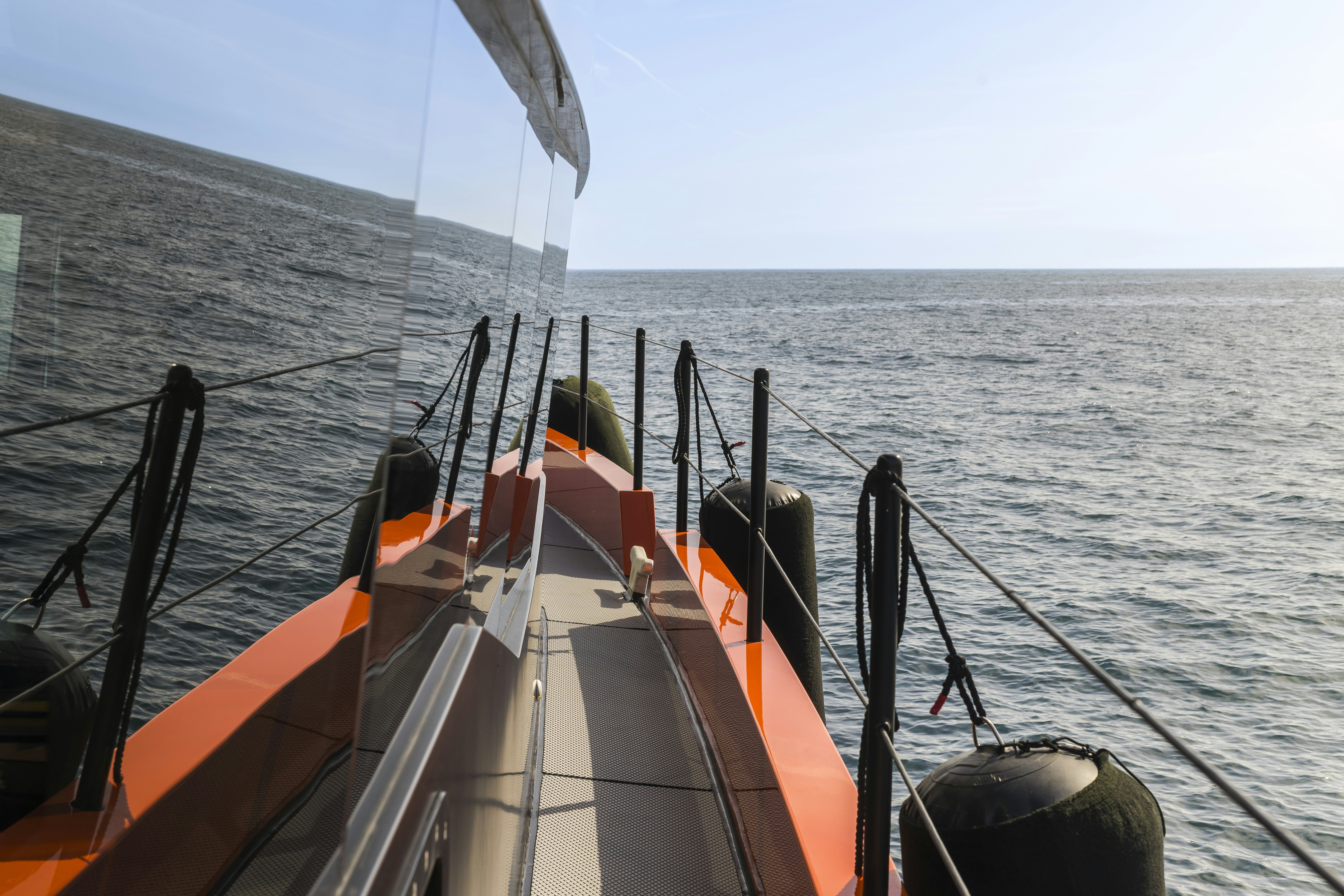 a boat on the water aboard VANGUARD Yacht for Sale