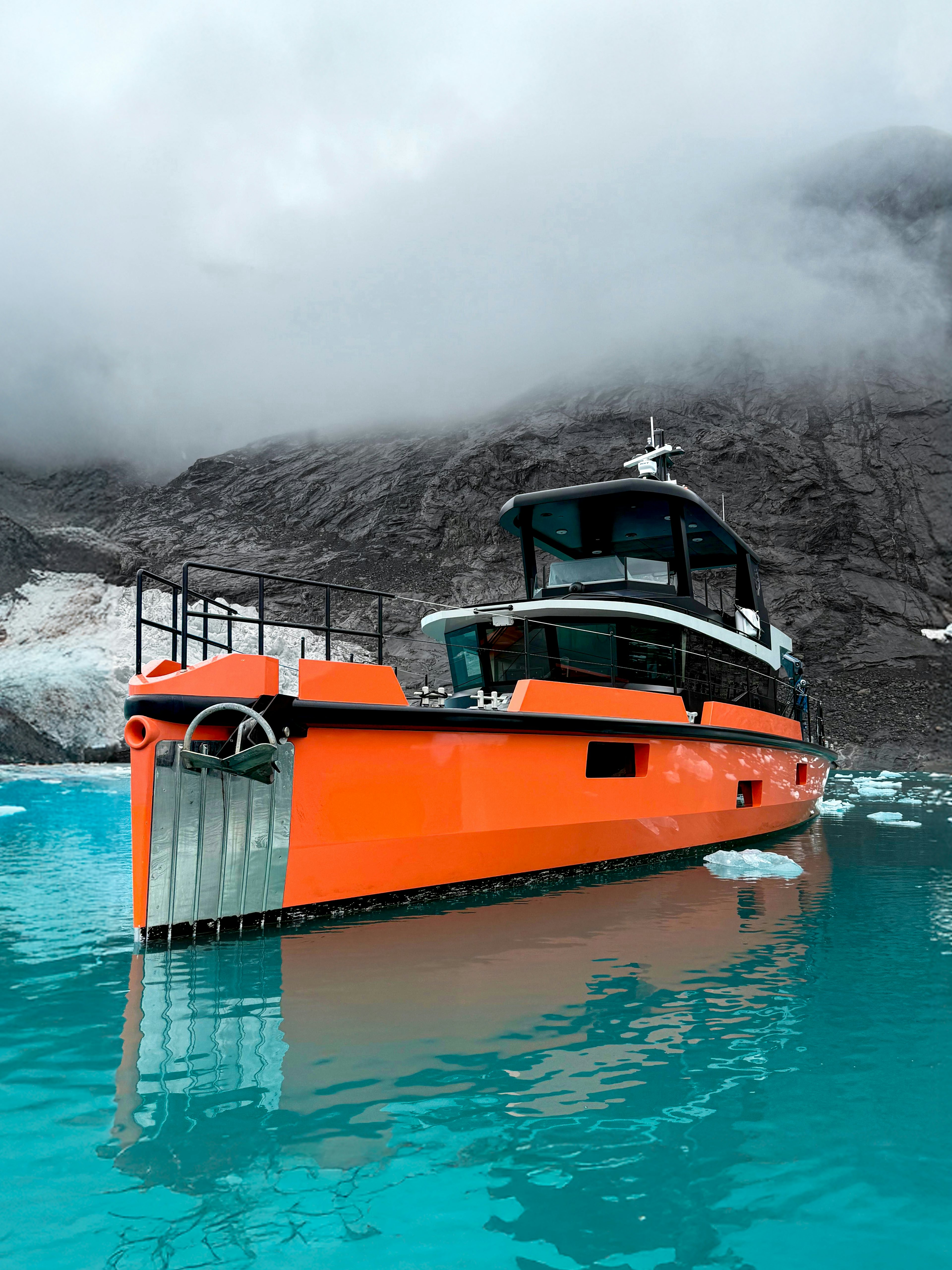 a boat on the water aboard VANGUARD Yacht for Sale